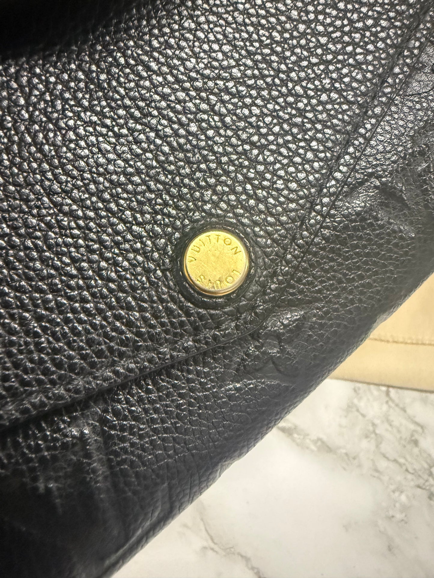 Louis Vuitton Sarah Empreinte Noir Wallet