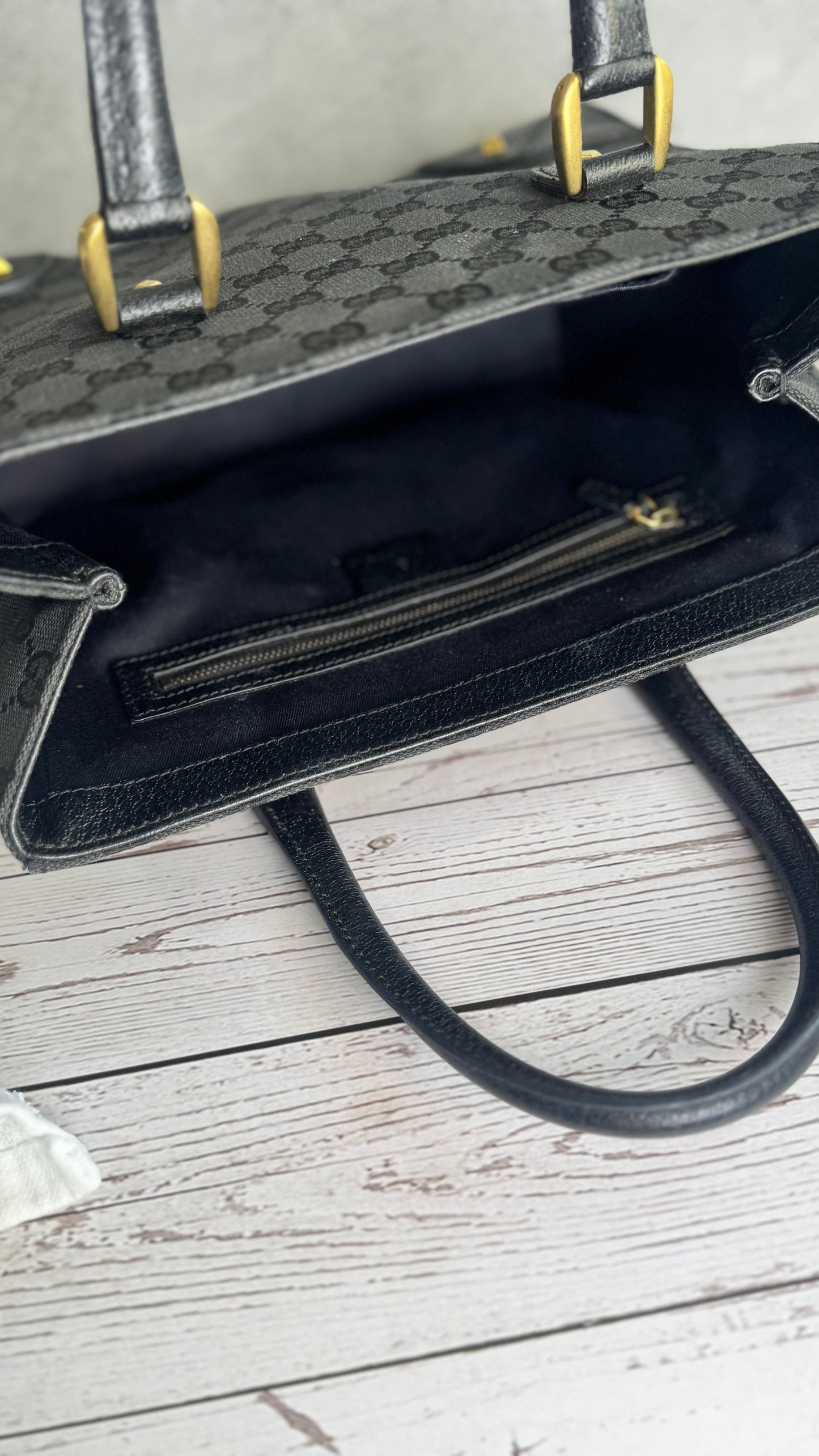 Gucci GG Canvas Top Handle Bag