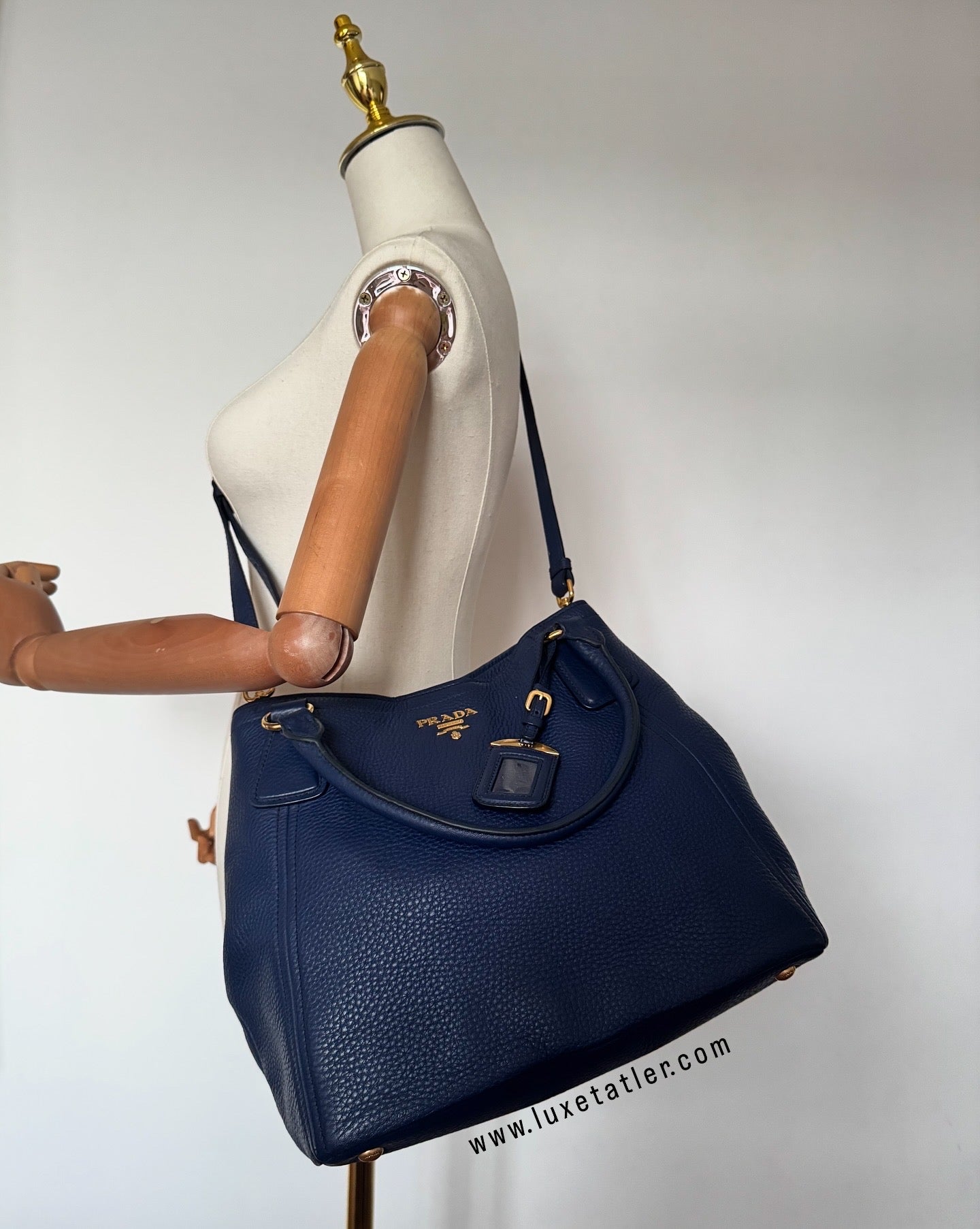 Prada Sacca Manici Vitello Bag