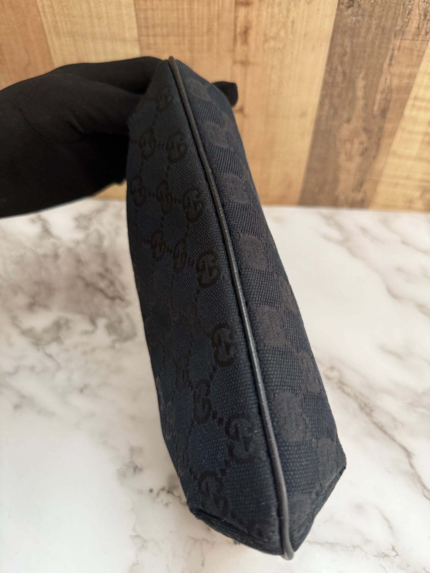 Gucci Charmed Canvas Pouchette