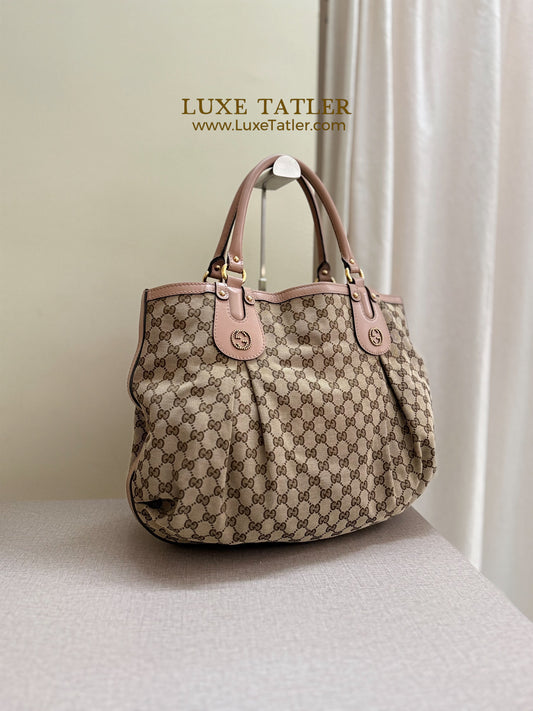 Gucci GG Canvas Sukey Tote