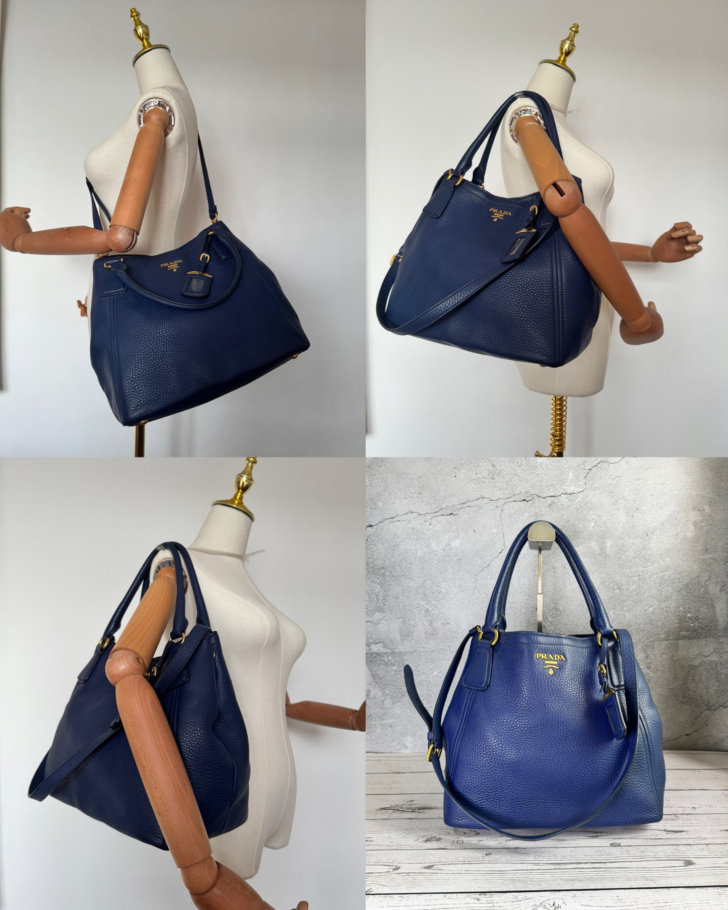 Prada Sacca Manici Vitello Bag
