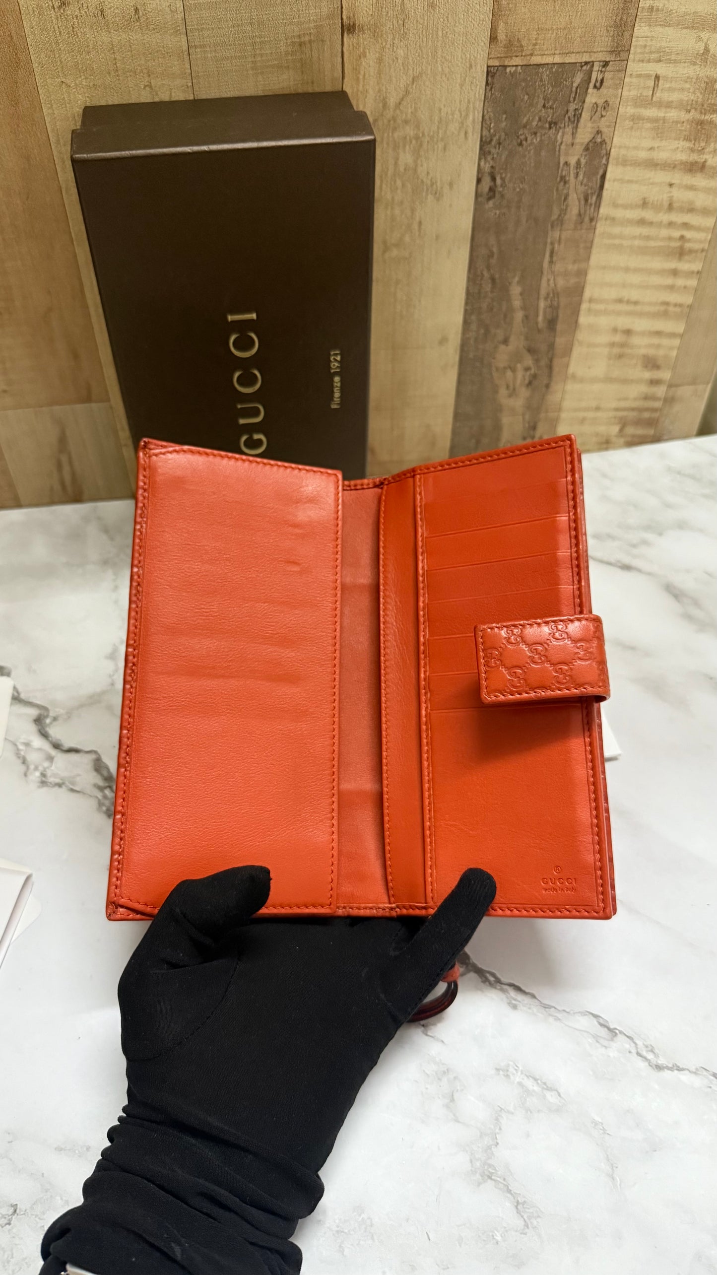 Gucci Guccissima Long Wallet