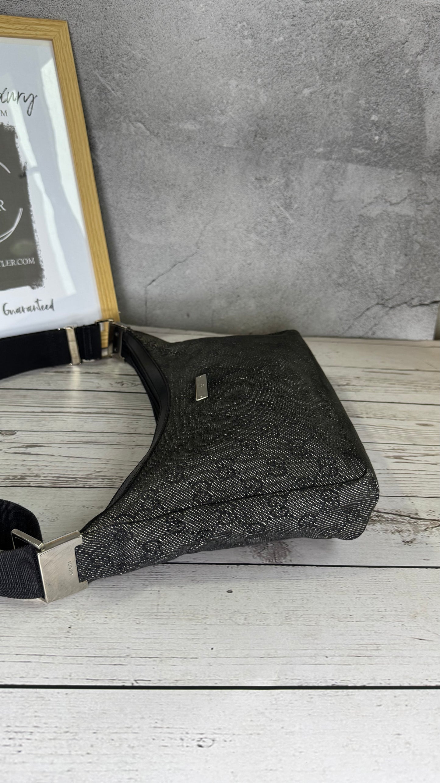 Gucci Monogram Canvas Crossbody Bag
