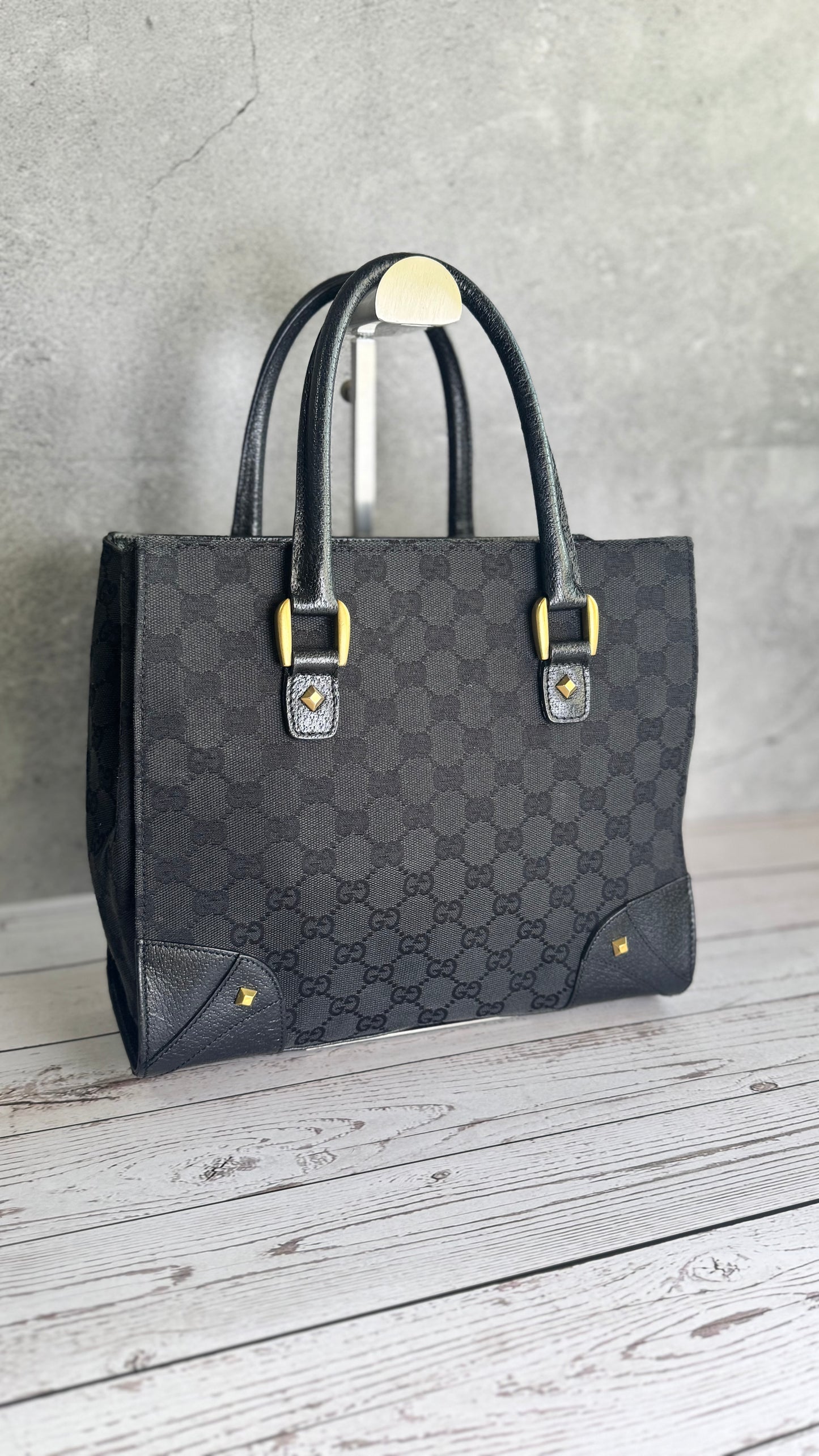 Gucci GG Canvas Top Handle Bag