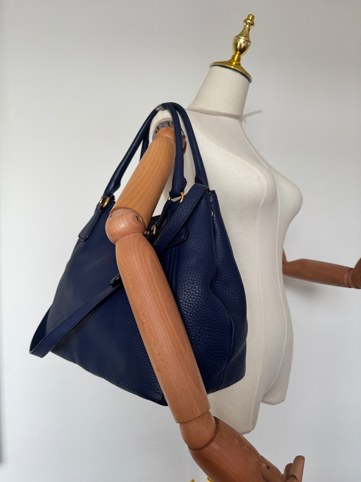 Prada Sacca Manici Vitello Bag
