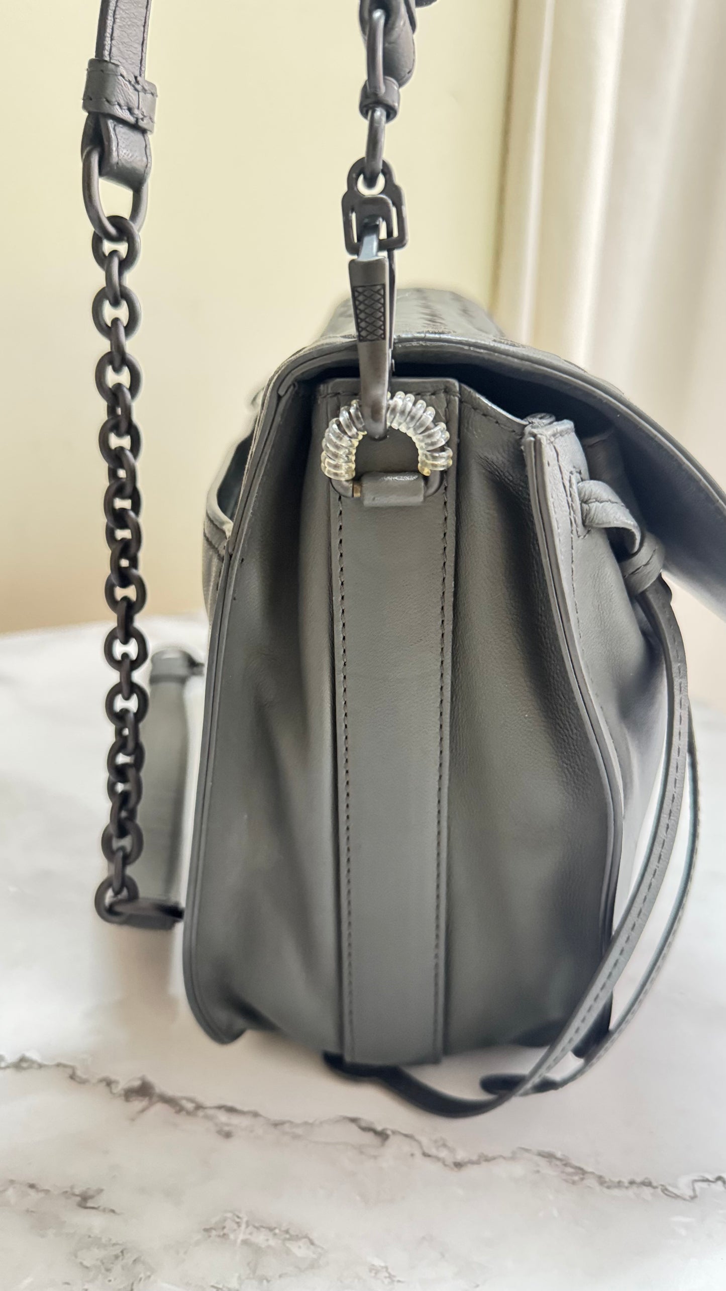 Bottega Veneta Intrecciato Flap Bag