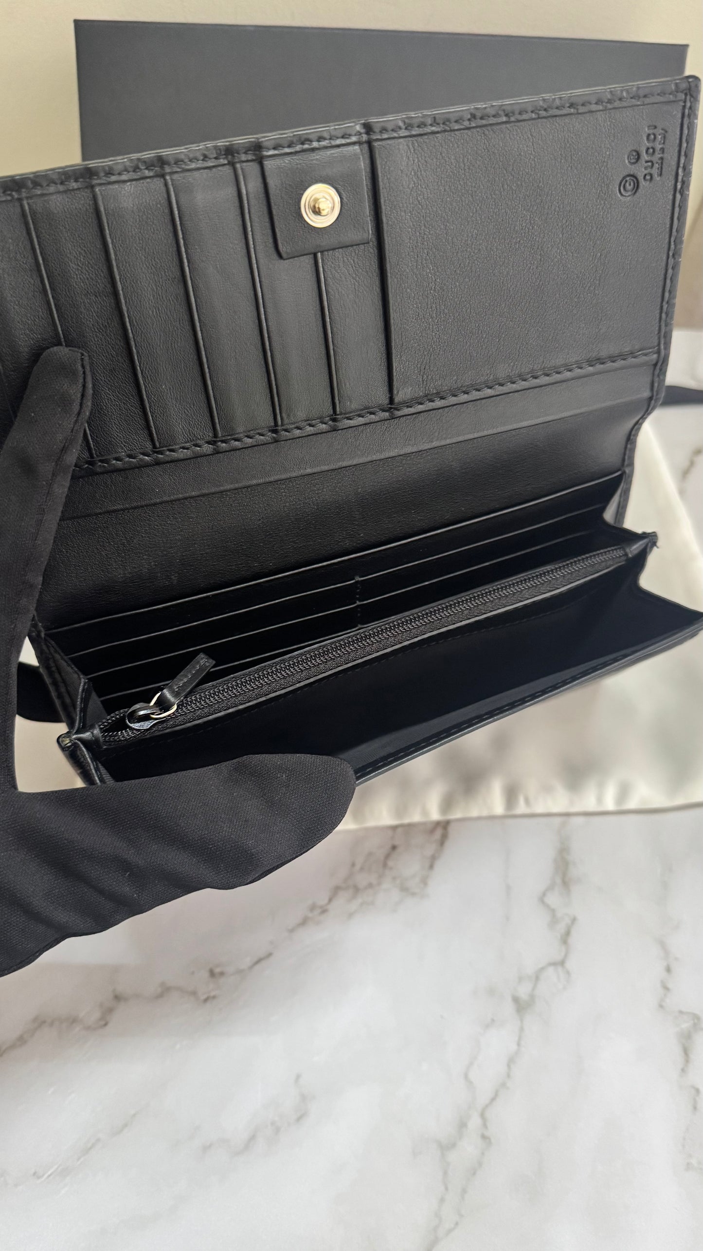 Gucci Microguccissima Long Wallet