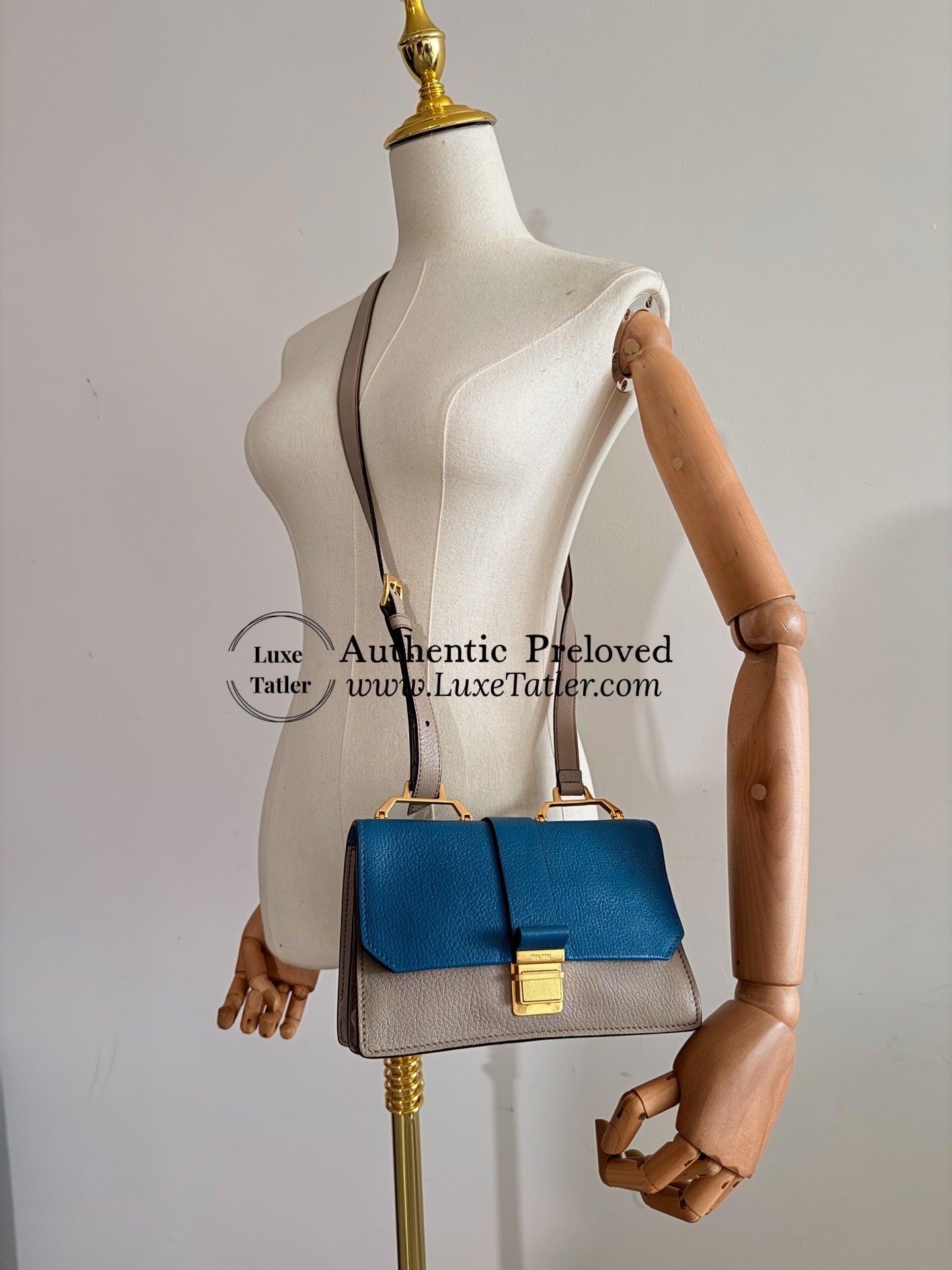 Miu Miu Madras Crossbody Bag