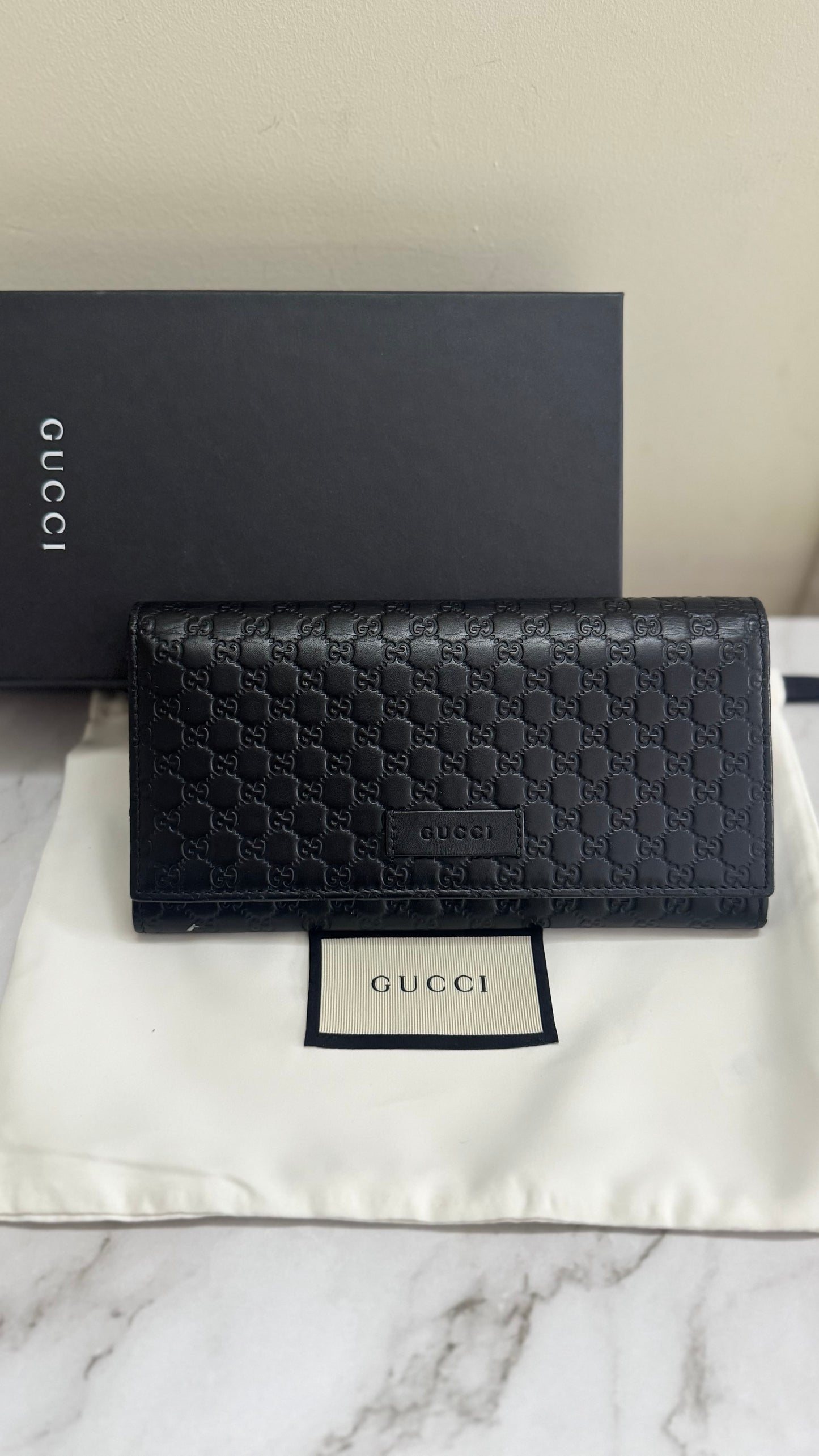 Gucci Microguccissima Long Wallet