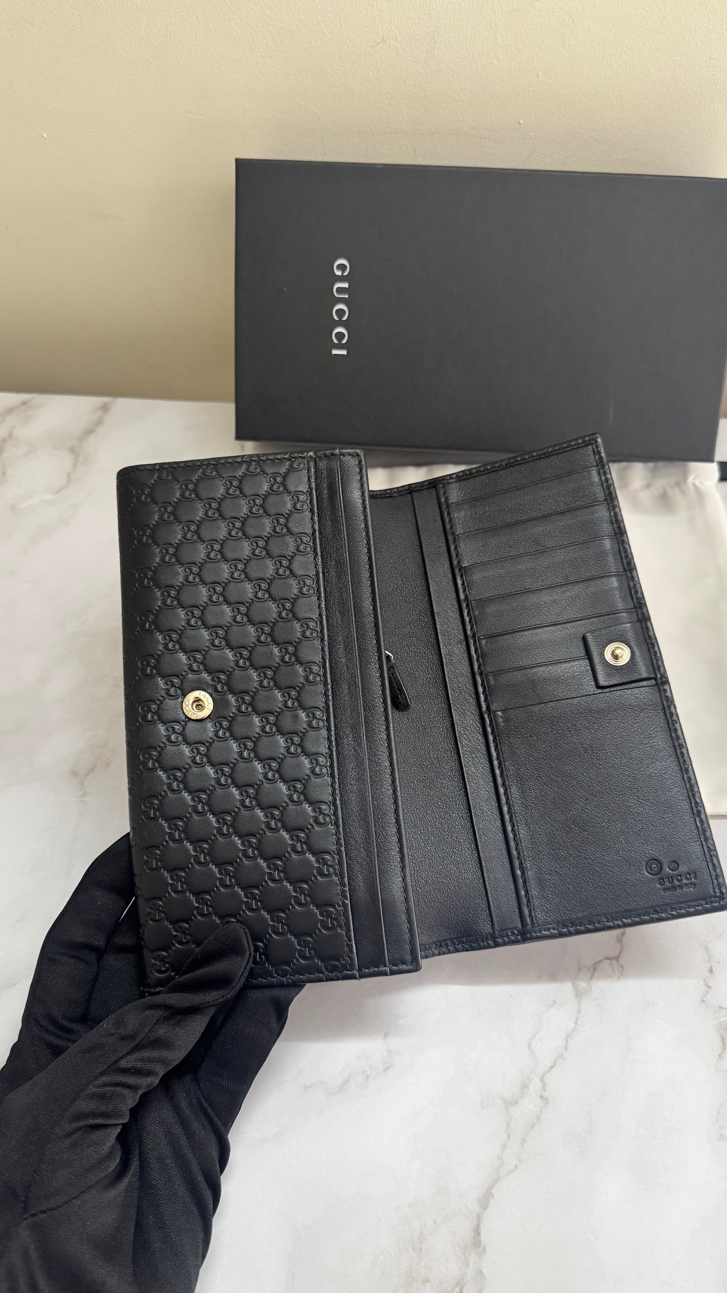 Gucci Microguccissima Long Wallet