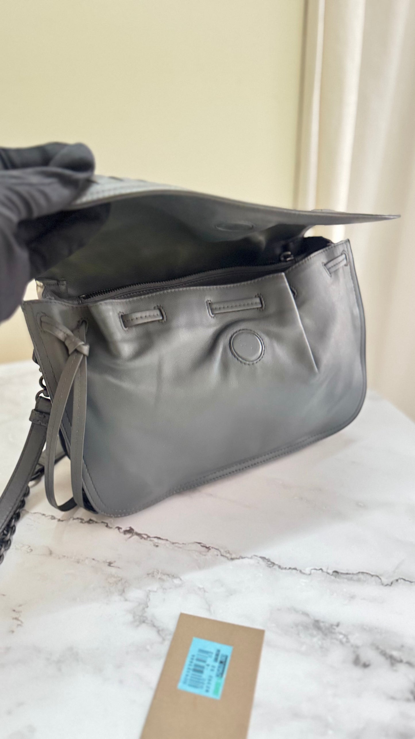 Bottega Veneta Intrecciato Flap Bag