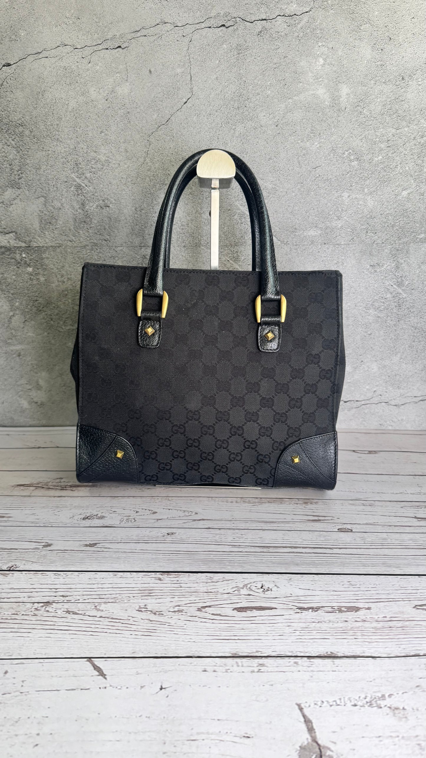 Gucci GG Canvas Top Handle Bag