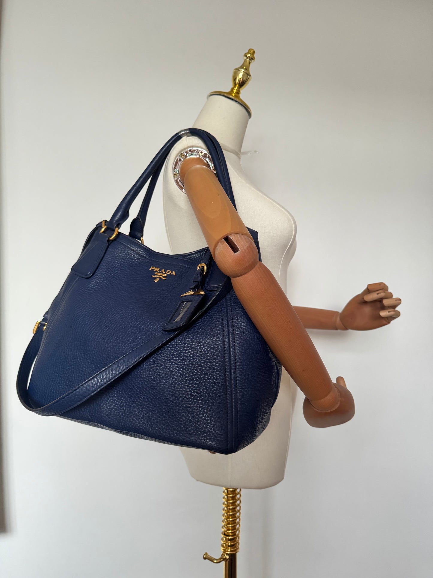 Prada Sacca Manici Vitello Bag