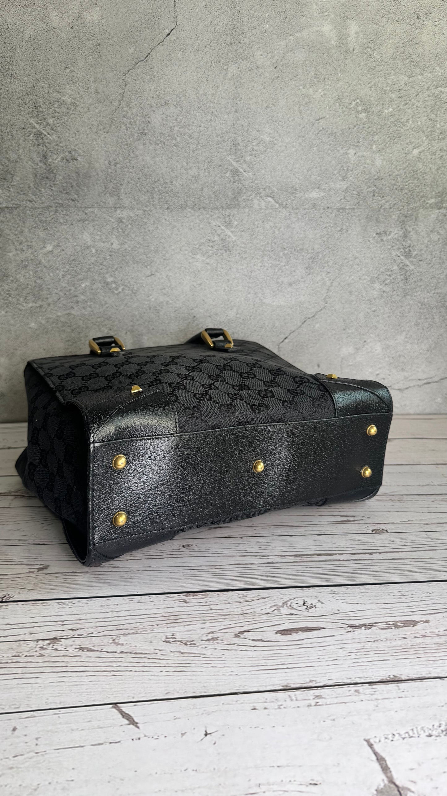 Gucci GG Canvas Top Handle Bag