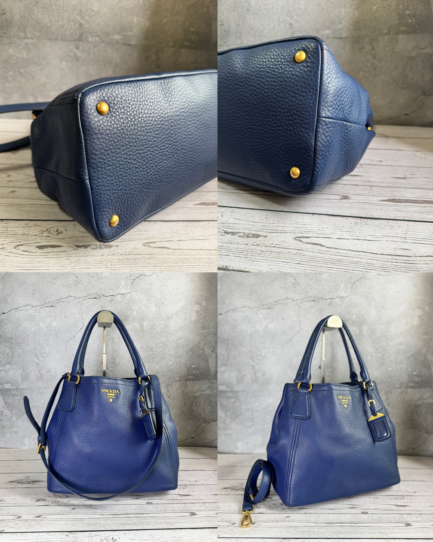 Prada Sacca Manici Vitello Bag