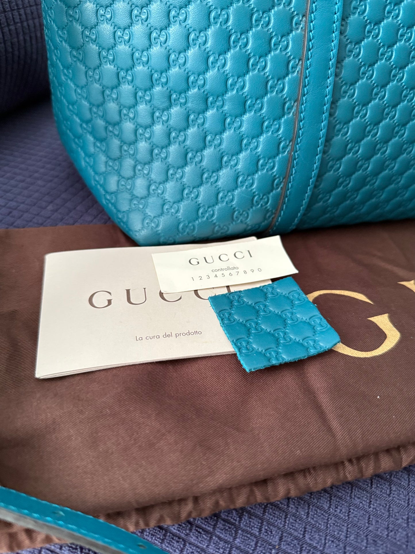 Gucci Microguccissima Dome Tote with strap