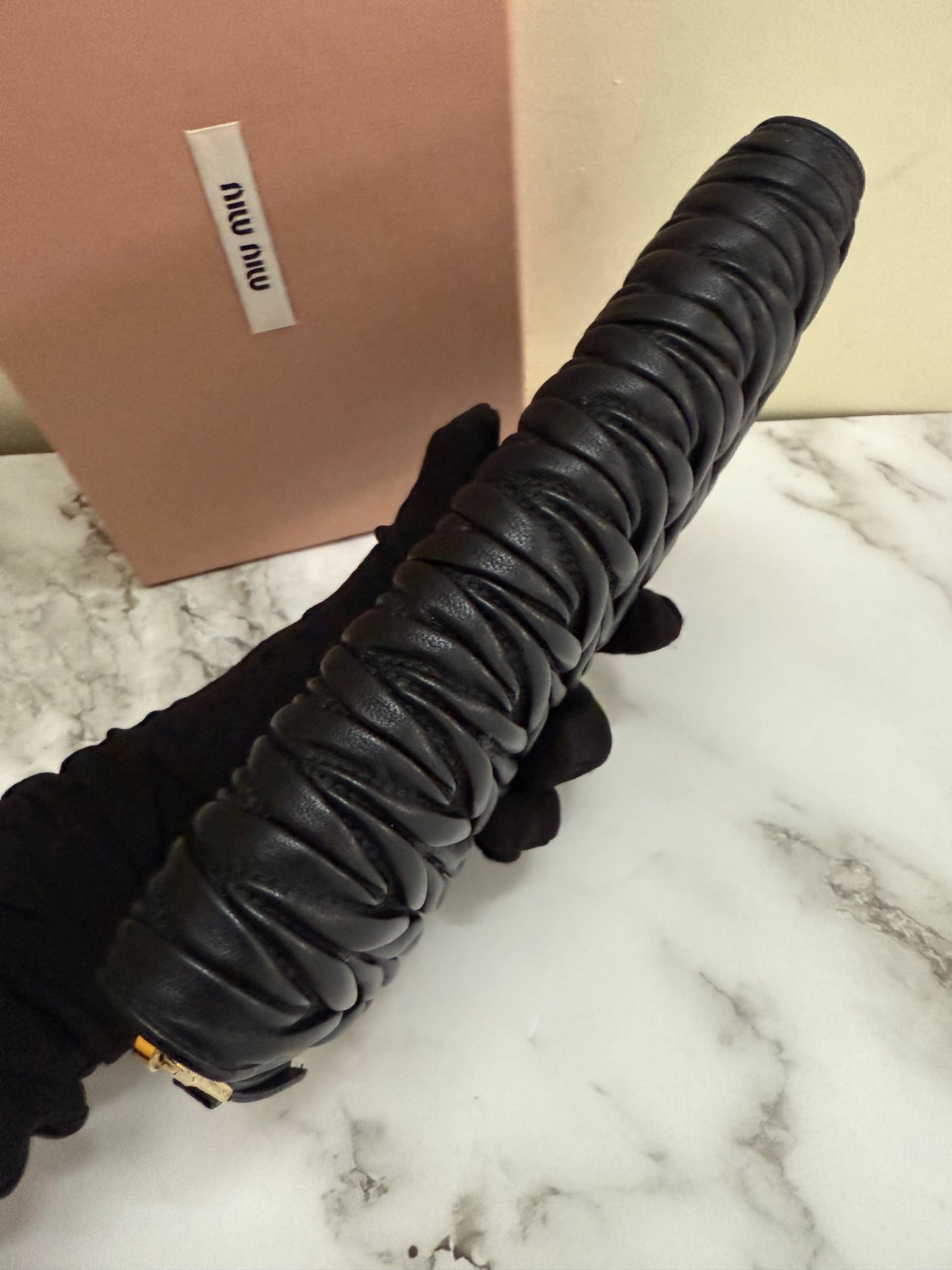 Miu Miu Matelasse Leather Wallet