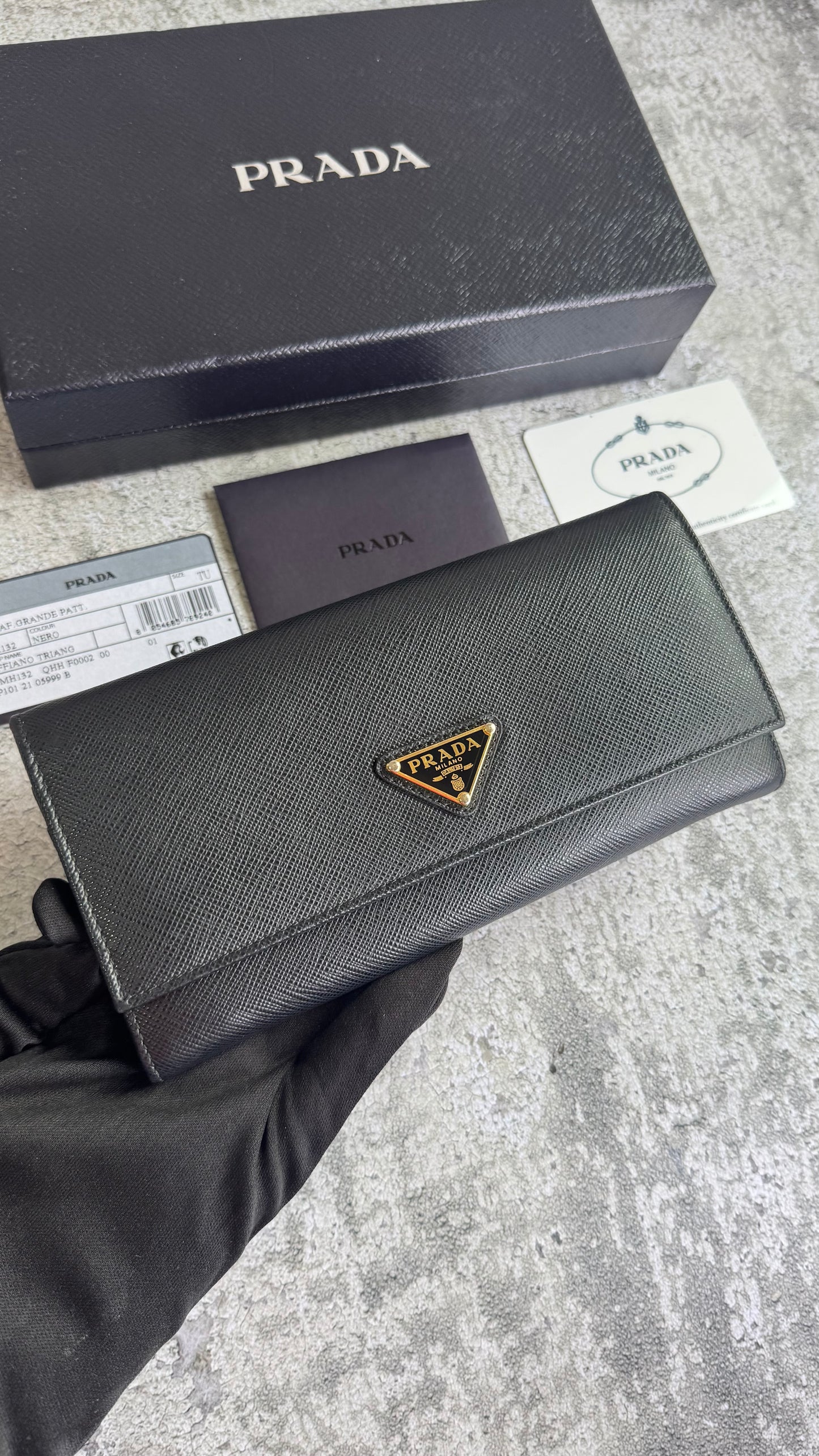 Prada Saffiano Wallet