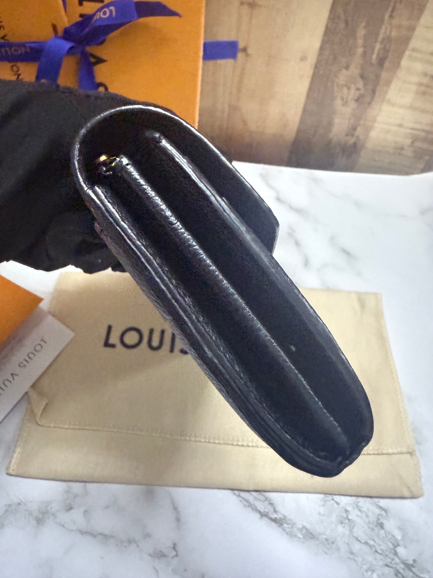 Louis Vuitton Sarah Empreinte Noir Wallet