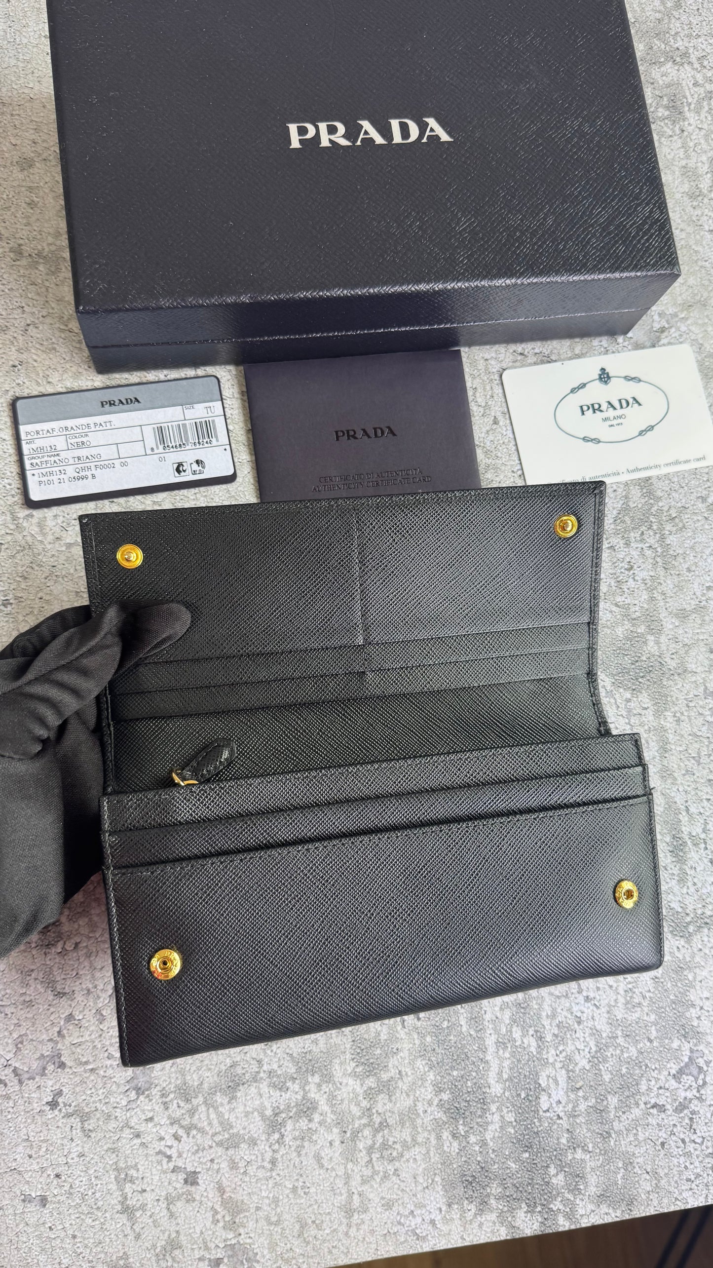 Prada Saffiano Wallet