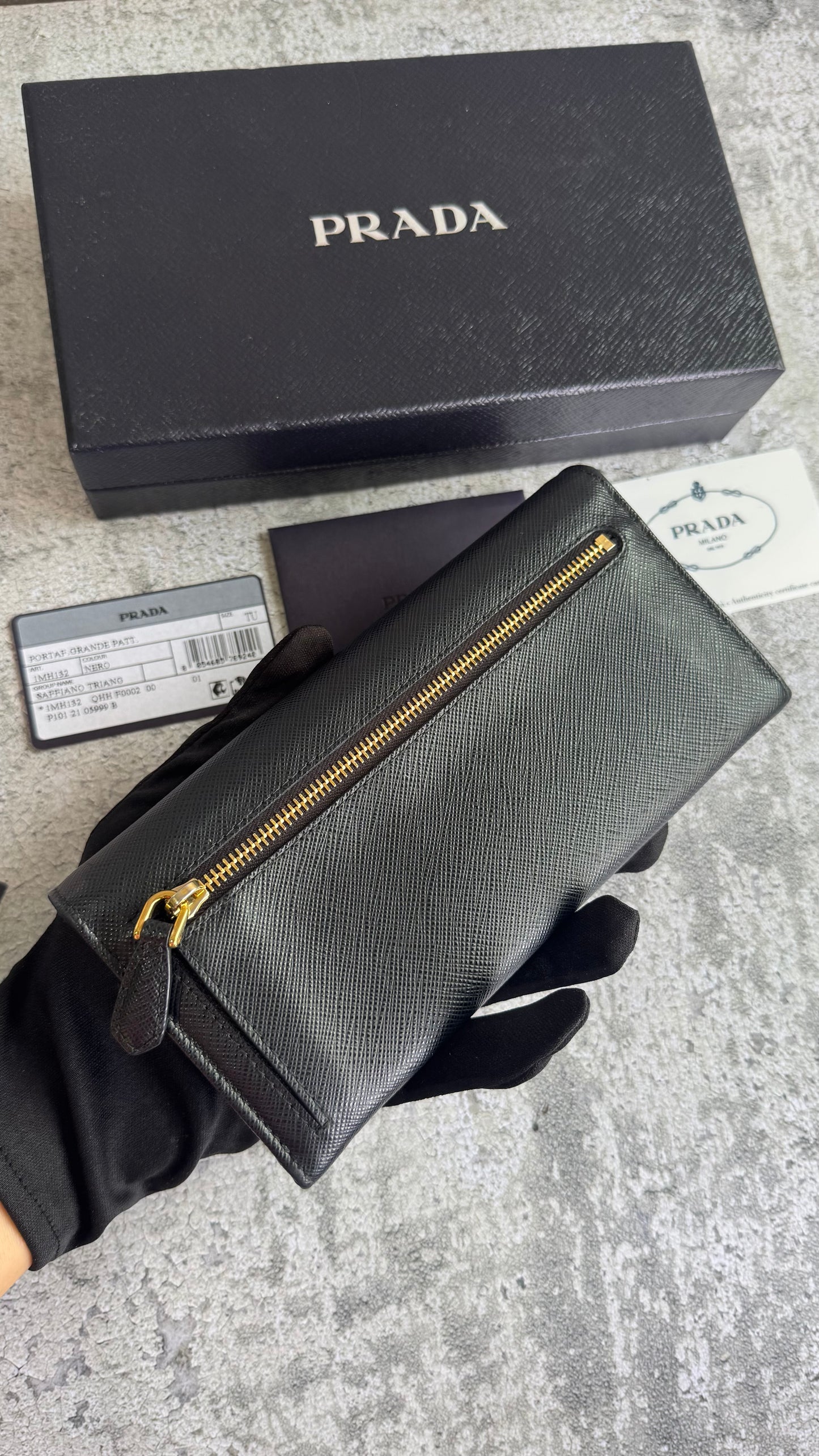 Prada Saffiano Wallet