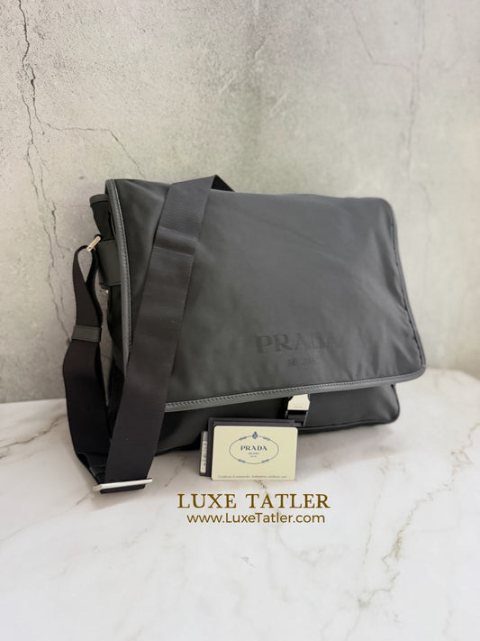Prada Tessuto Messenger Bag ( unisex )