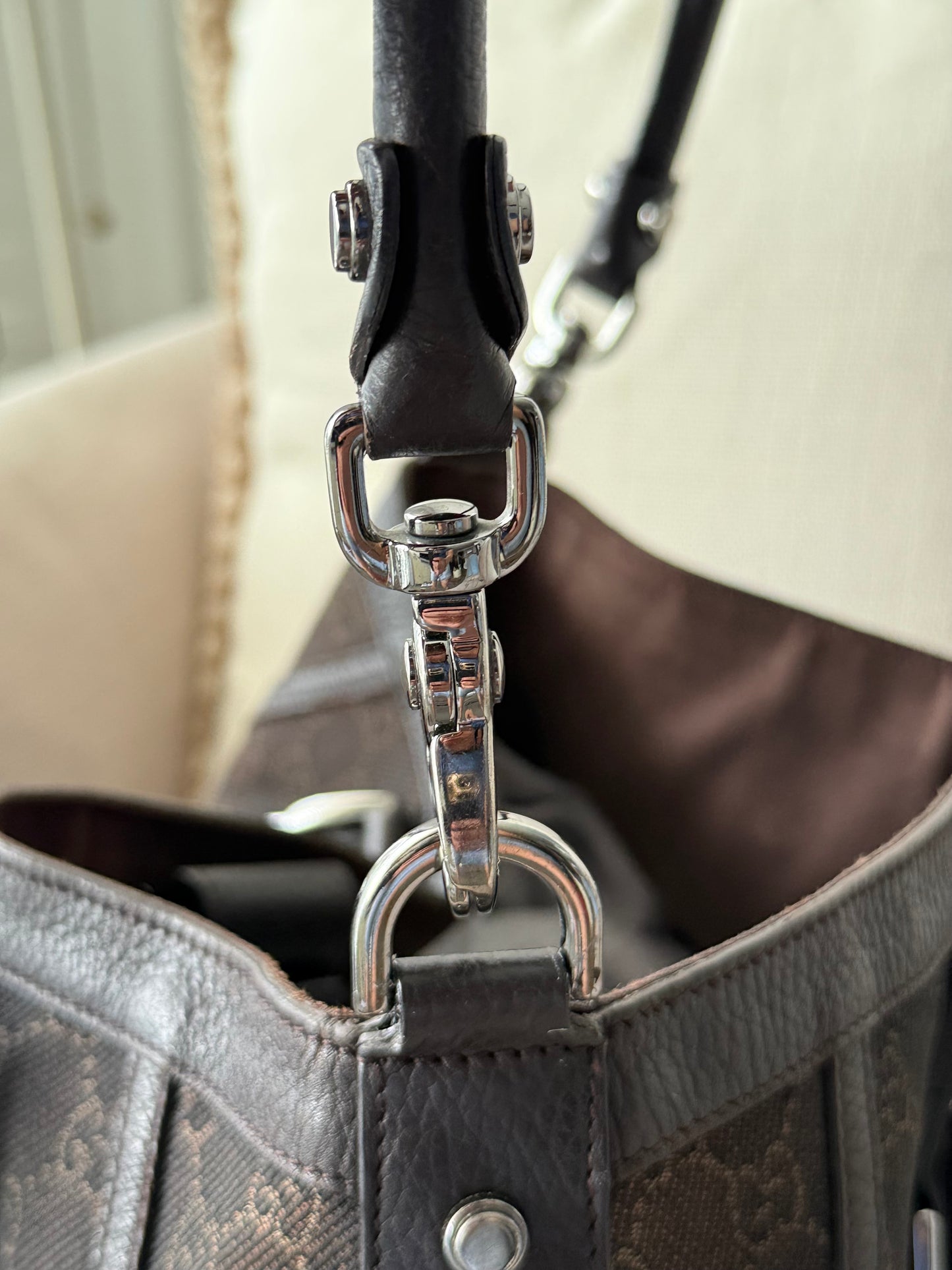 Gucci Monogram Canvas Bag
