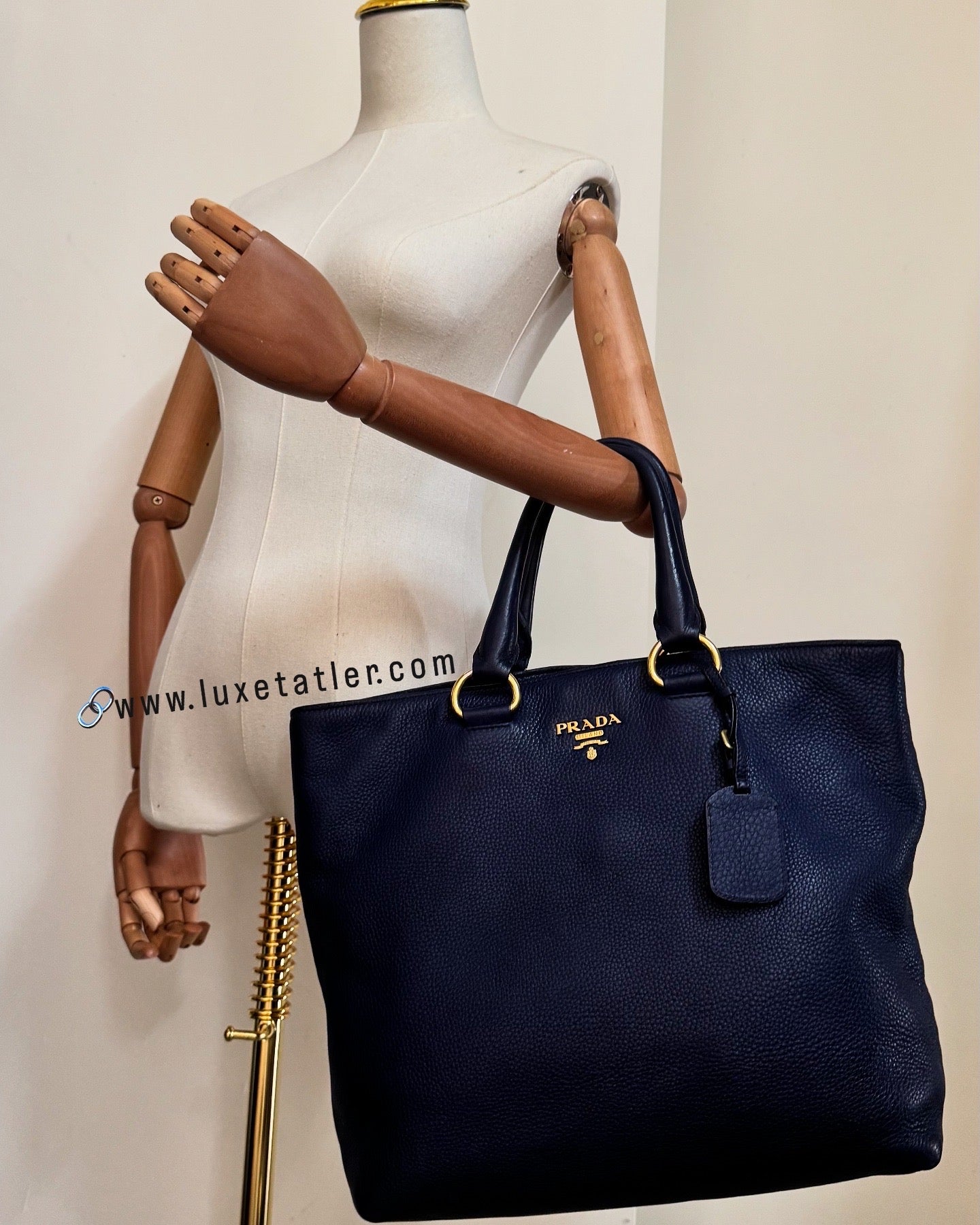 Prada Tote Bag (Navy)