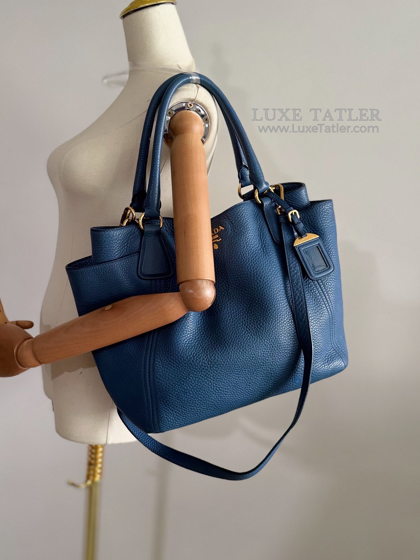 Prada Vitello Daino Leather Bag