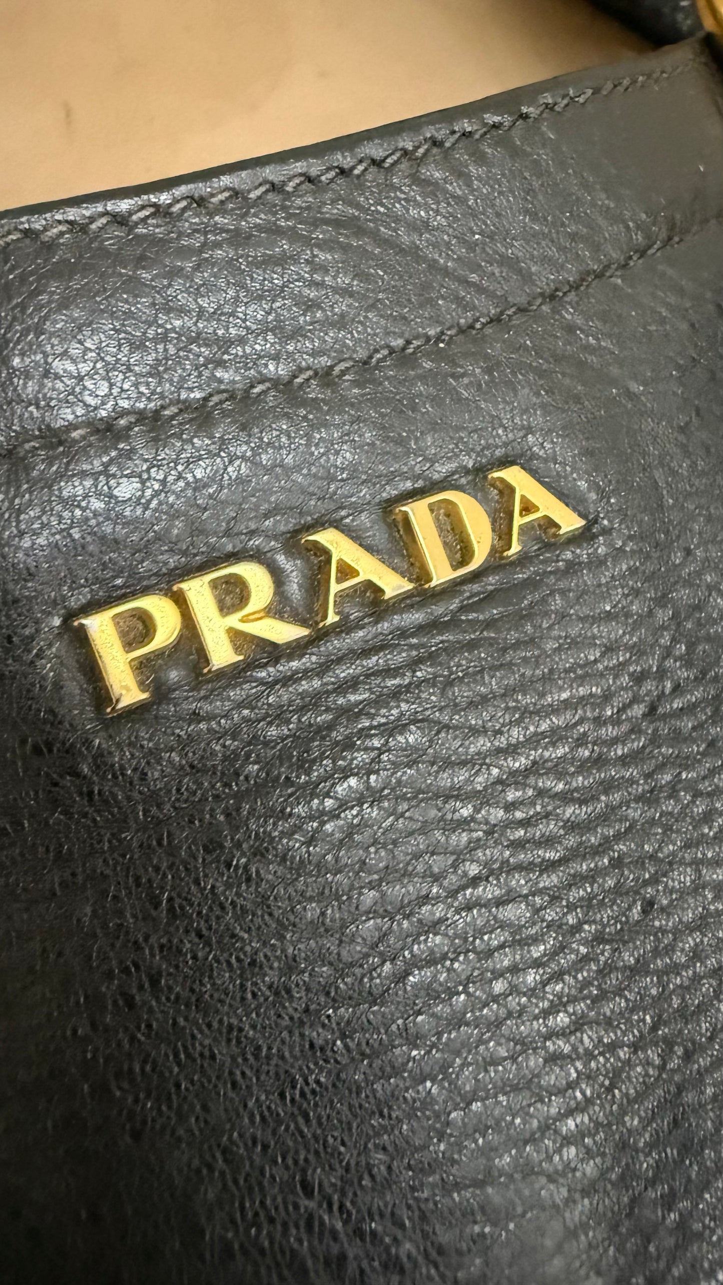 Prada Vitello Daino Tote Bag