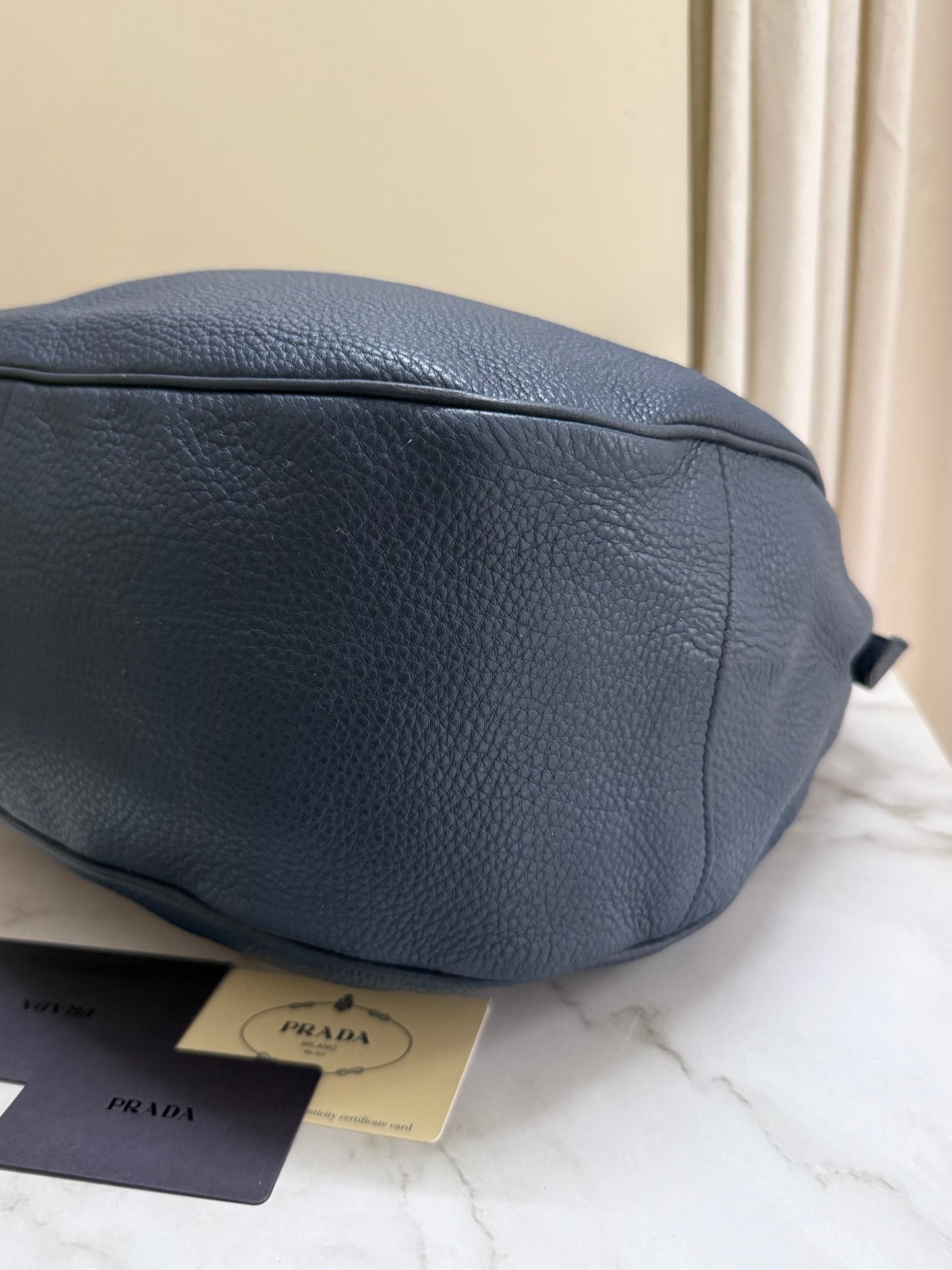 Prada Vitello Daino Hobo Shoulder Bag