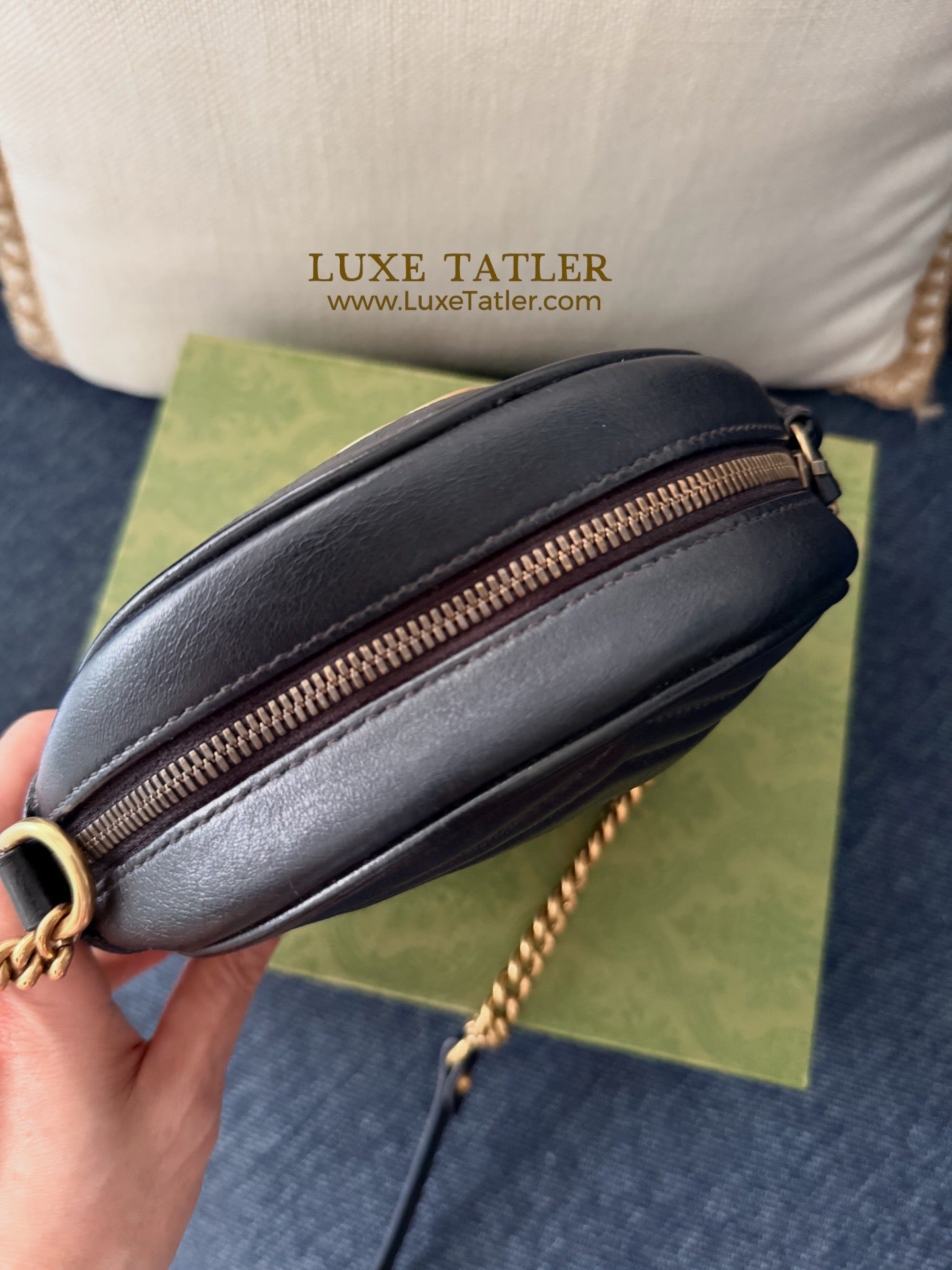 Gucci Marmont Round Crossbody Bag