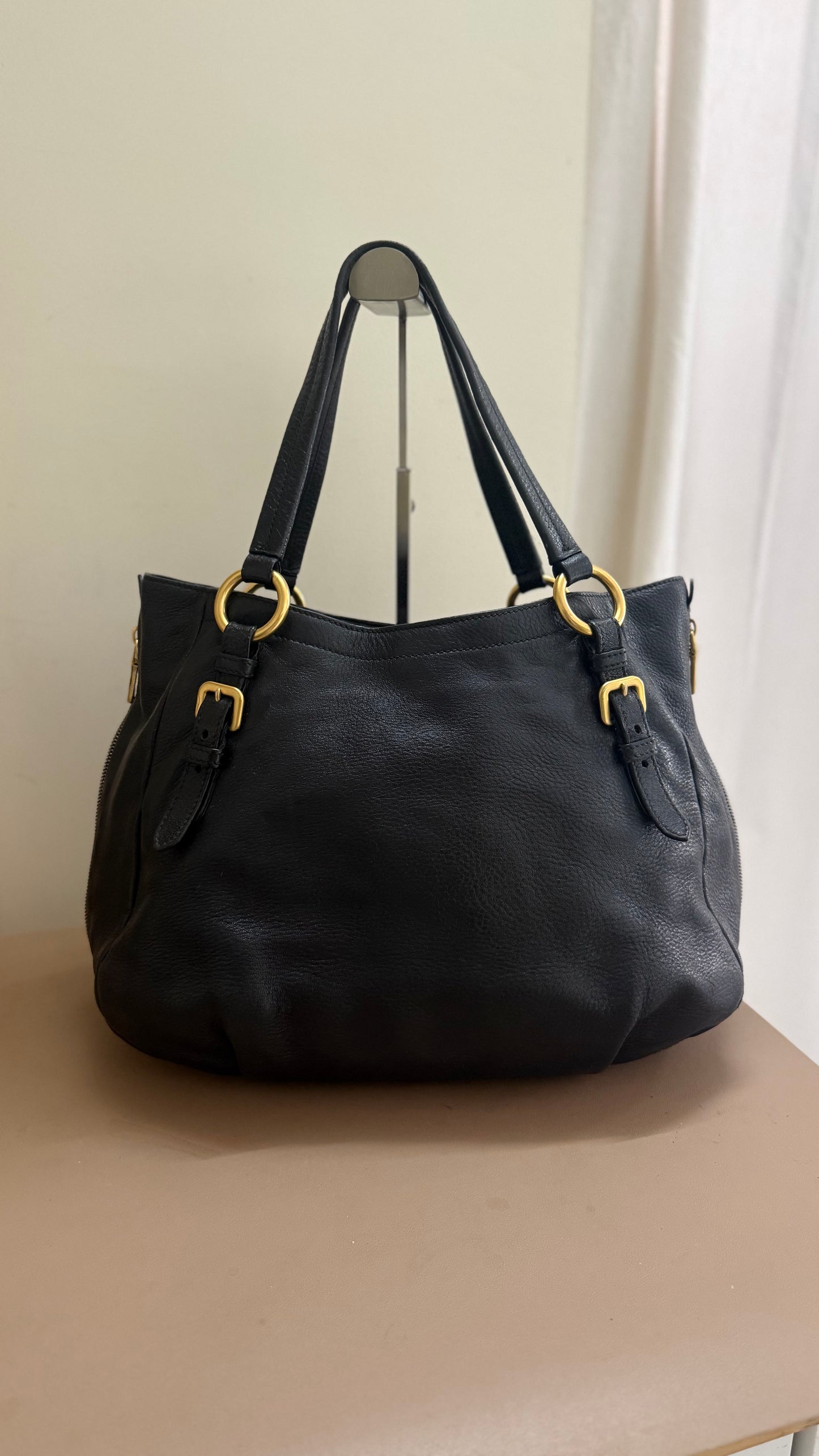 Prada Vitello Daino Tote Bag