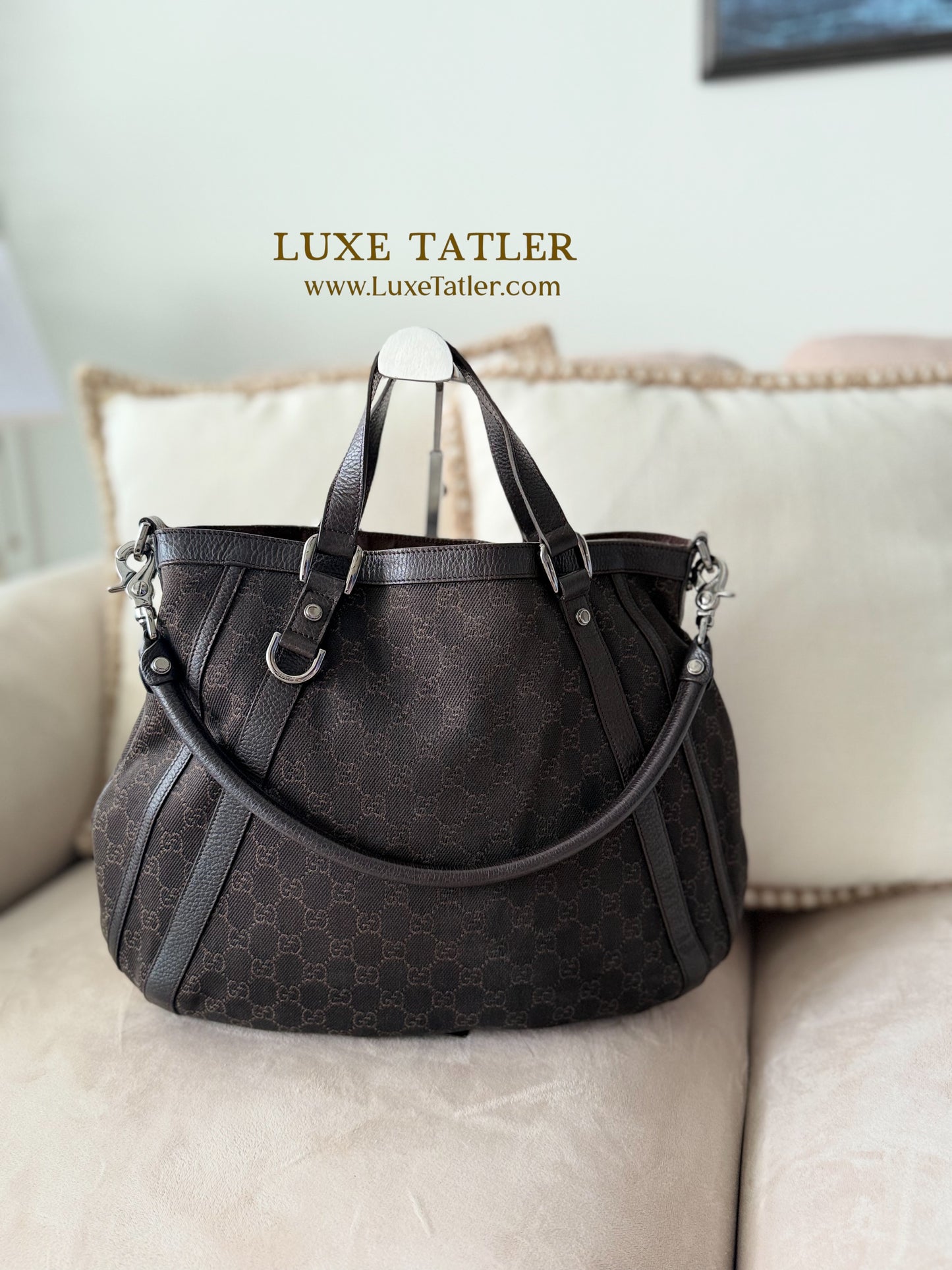 Gucci Monogram Canvas Bag