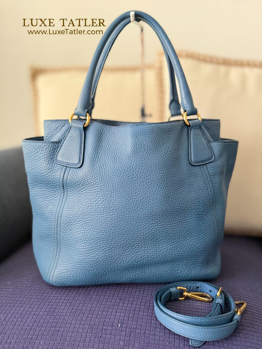 Prada Vitello Daino Leather Bag