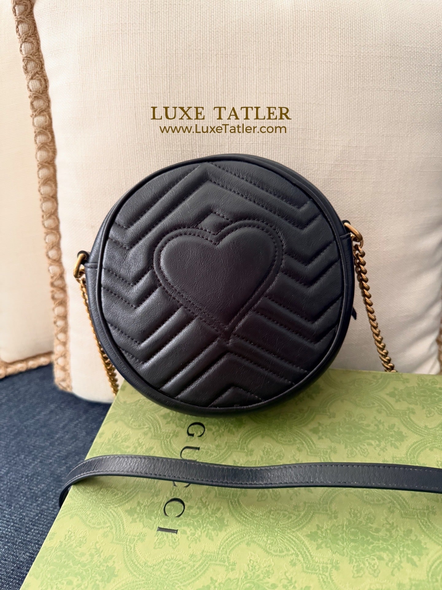 Gucci Marmont Round Crossbody Bag