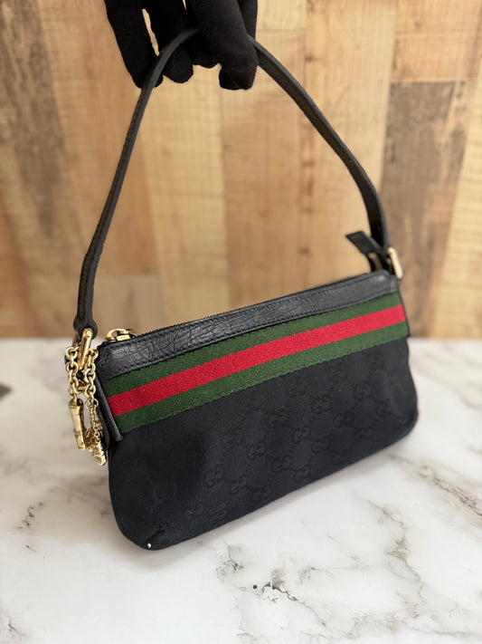 Gucci Charmed Canvas Pouchette