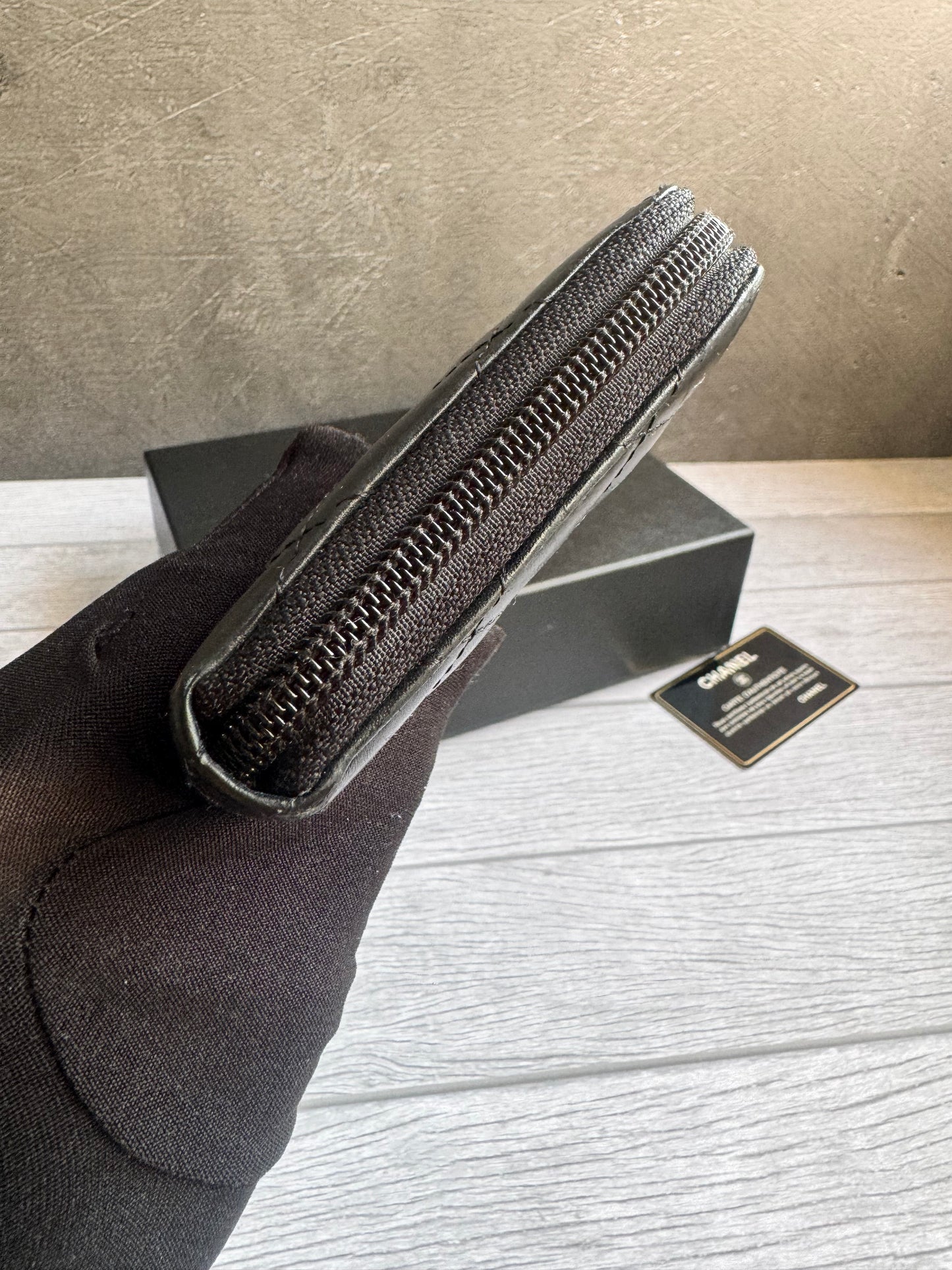 Chanel Cambon Zipped Wallet