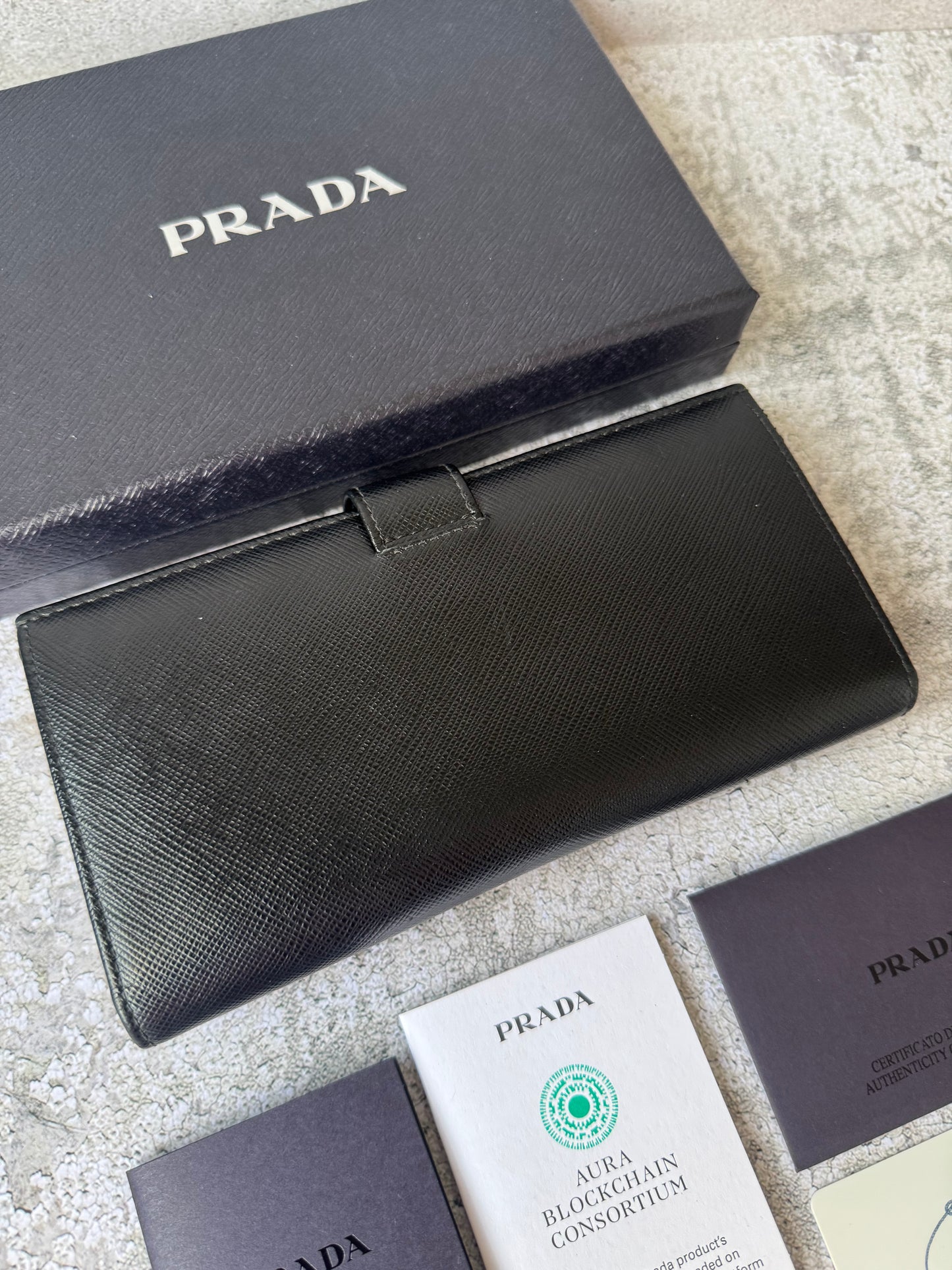 Prada RFID Safiano Wallet