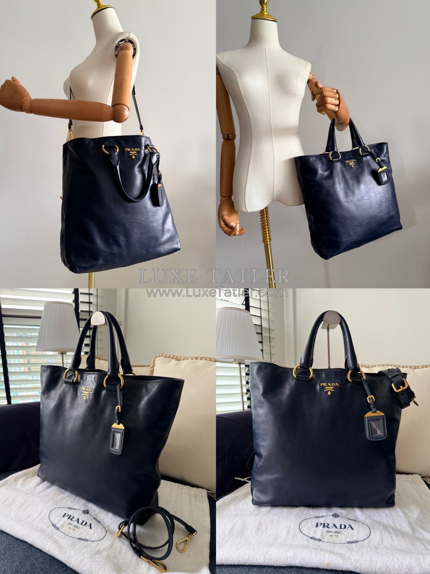 Prada leather Bag with strap