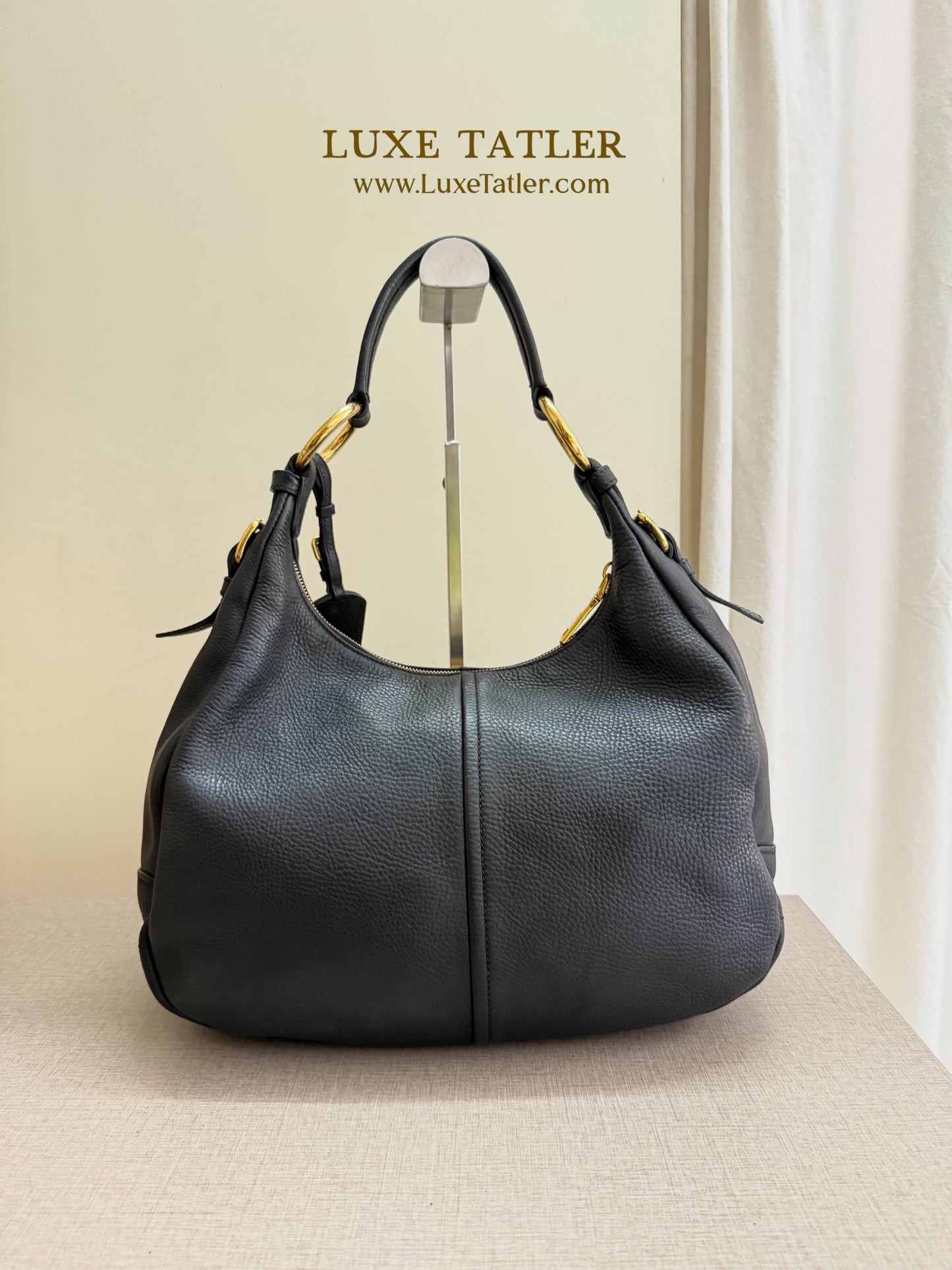 Prada Vitello Daino Hobo Bag