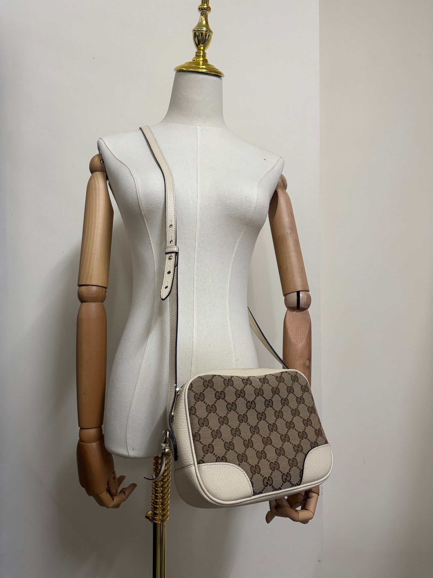 Gucci Bree Canvas Crossbody Bag