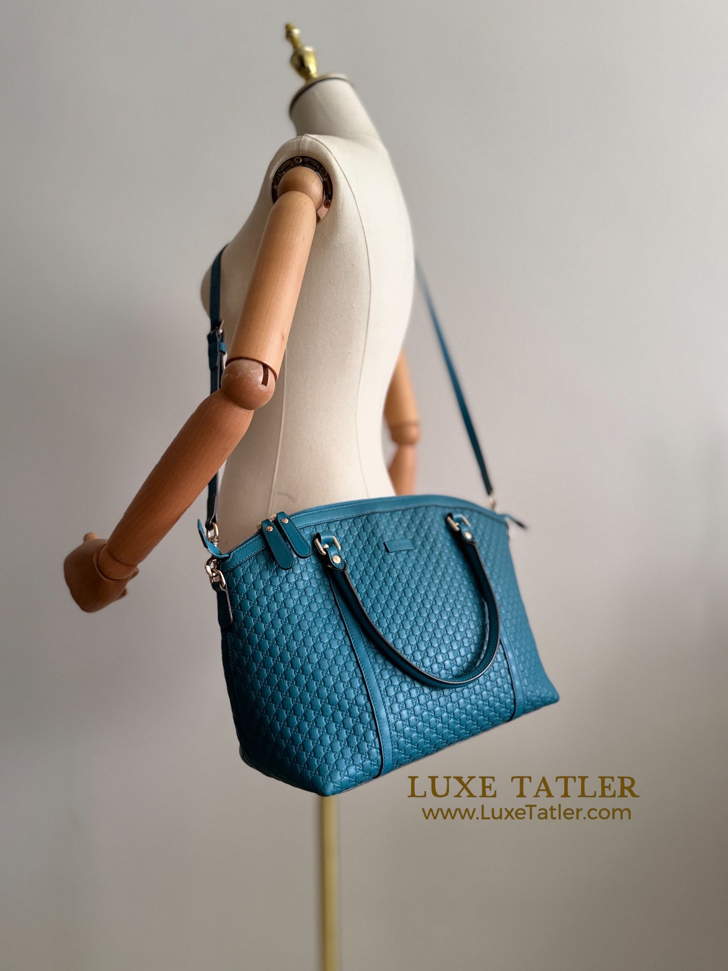 Gucci Microguccissima Dome Tote with strap