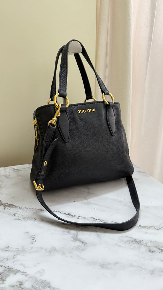 Miu Miu Caribu Leather Bag