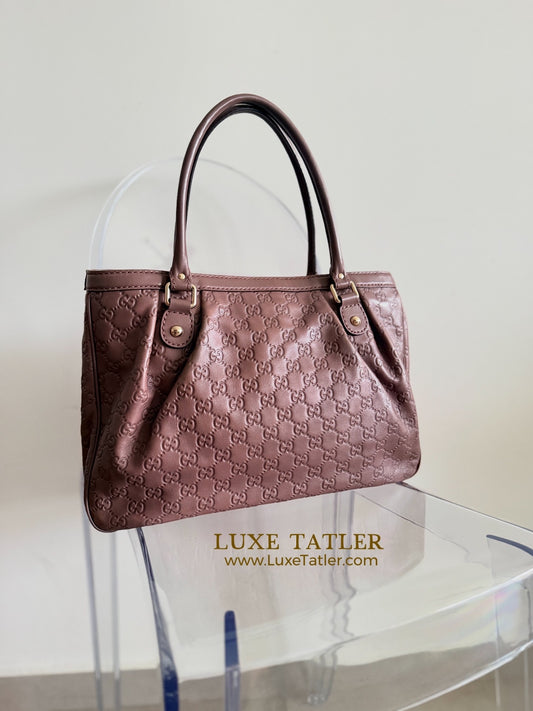 Gucci Sukey Leather Tote Bag