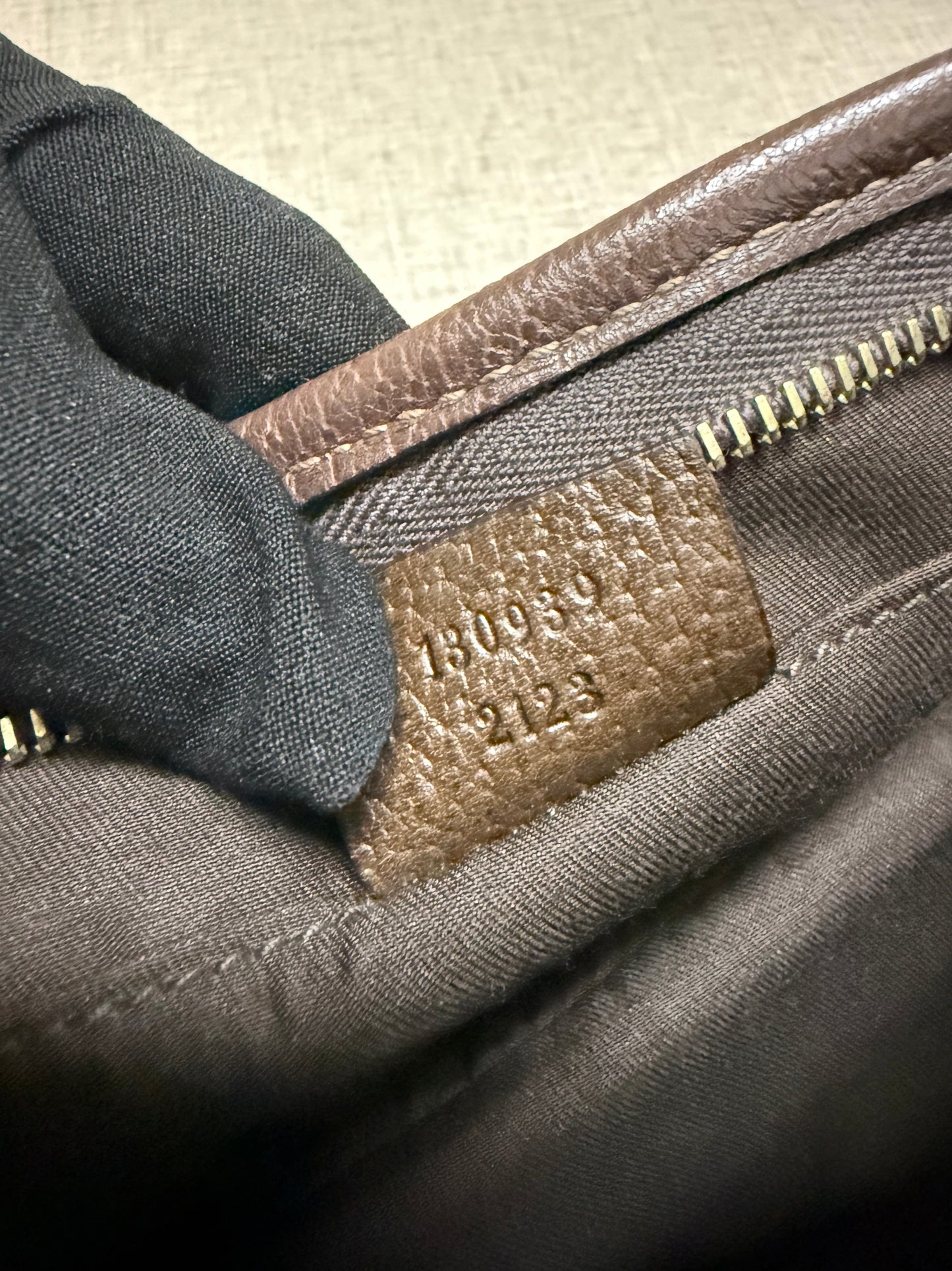 Gucci D-Ring Canvas Pouchette