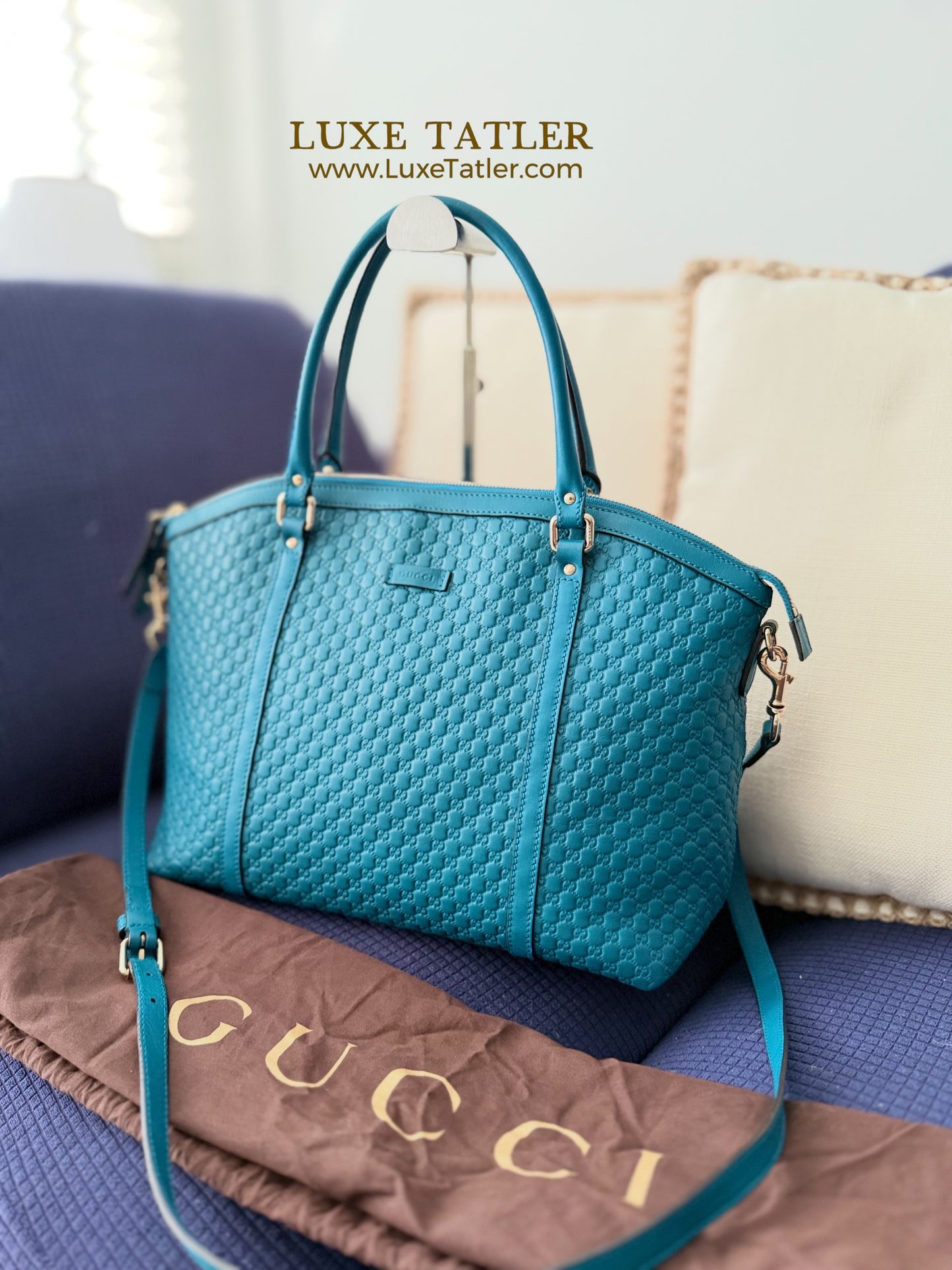 Gucci Microguccissima Dome Tote with strap