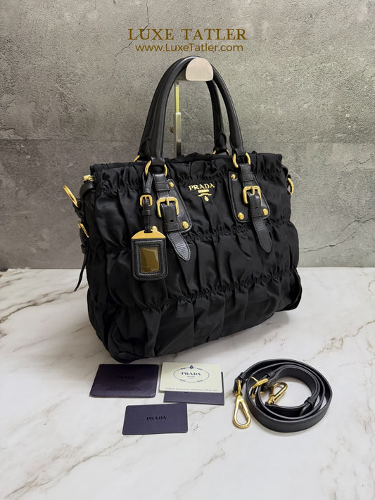 Prada Tessuto Gaufre Nylon Bag