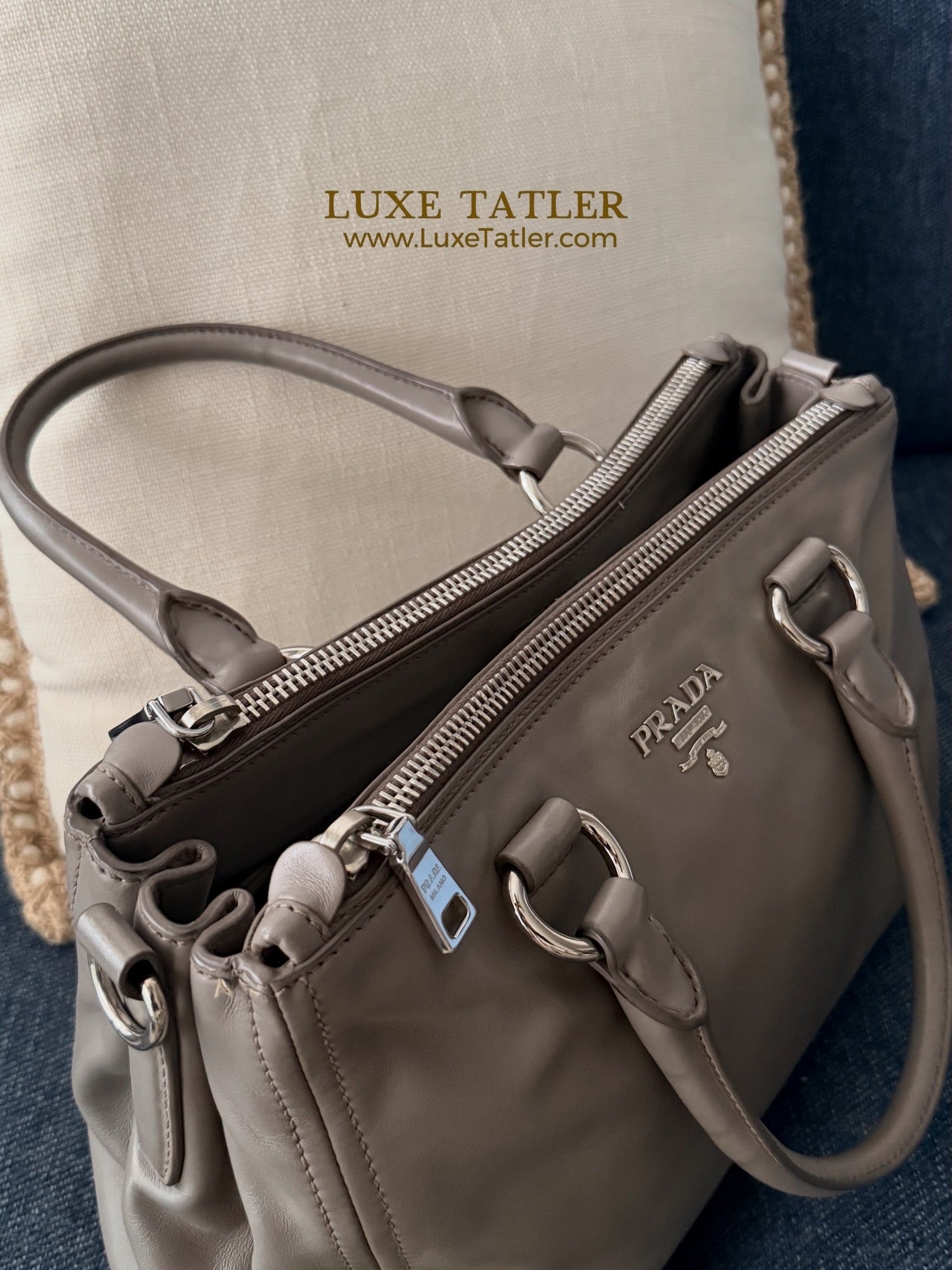 Prada Soft Calf Leather Bag with strap